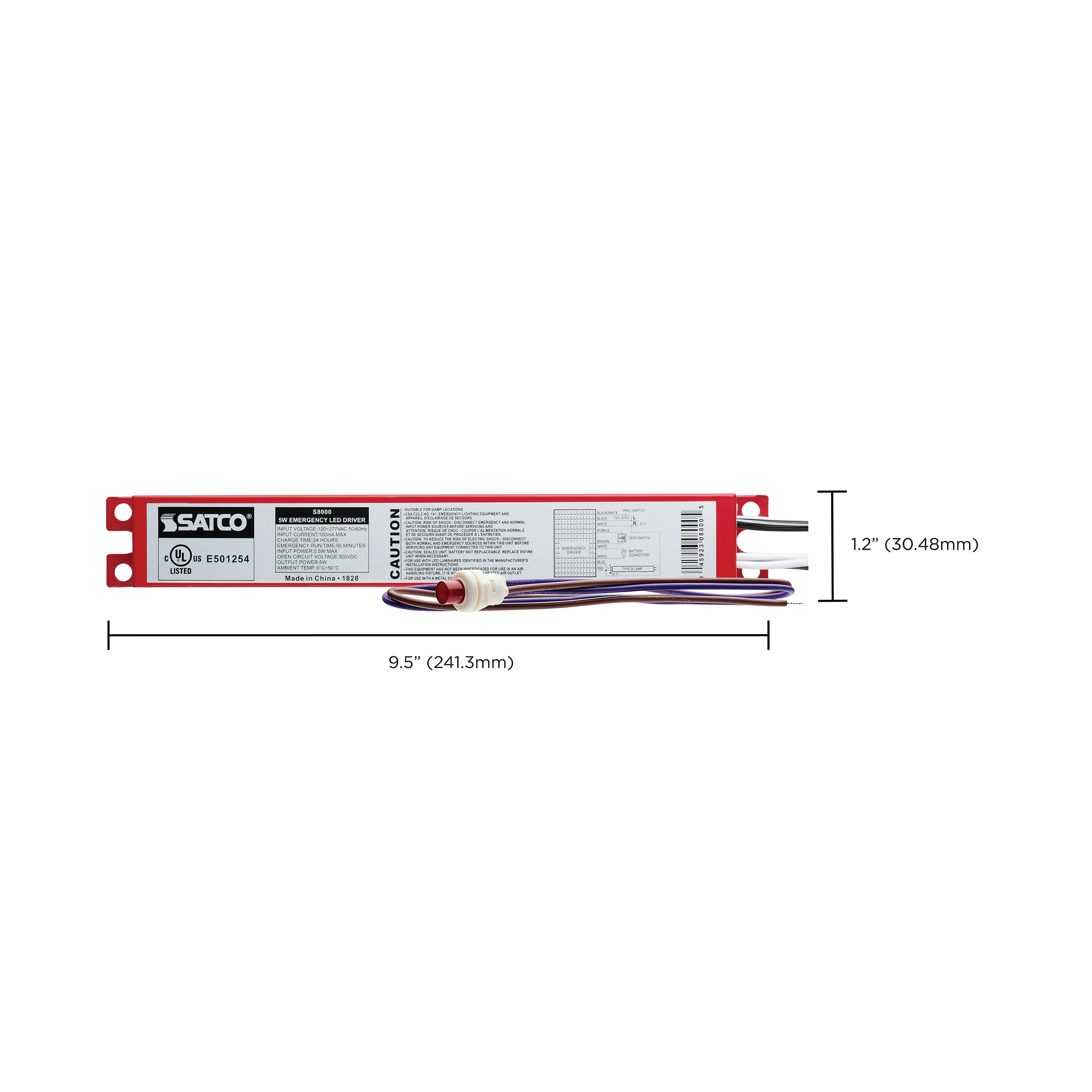 5W EMERGENCY LED DRIVER - S8000