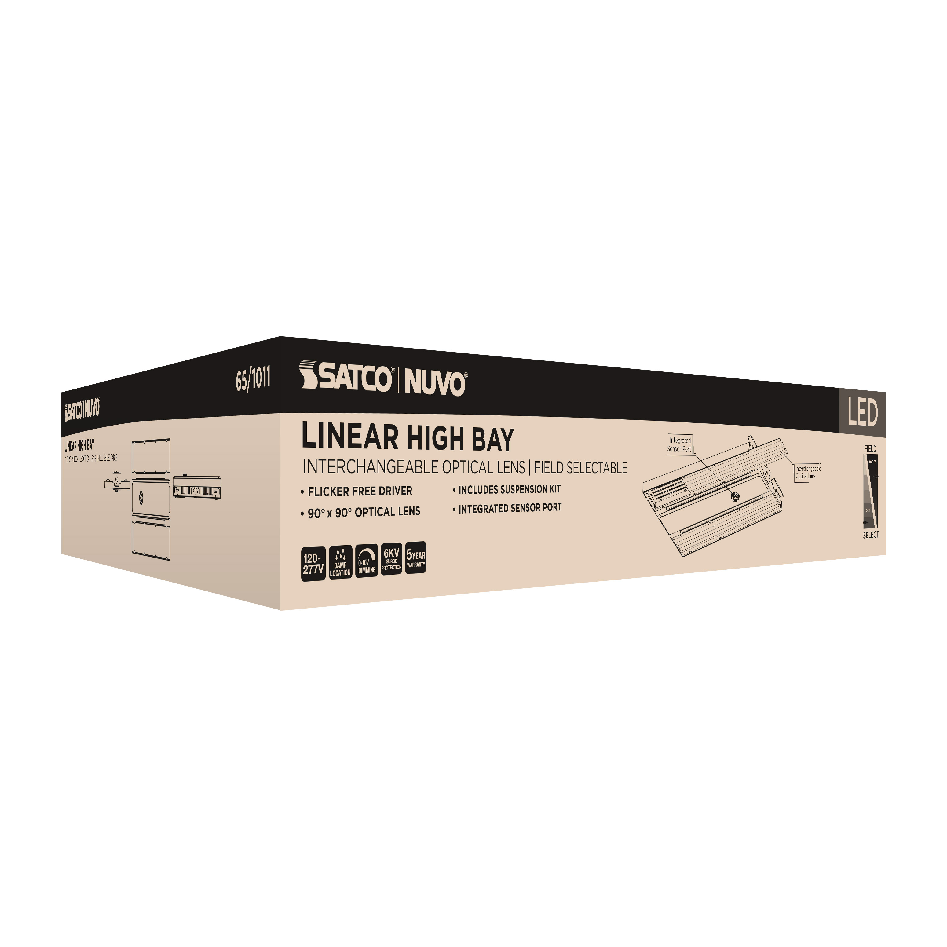 LED SELECTABLE LINEAR HIGH BAY - 65-1011