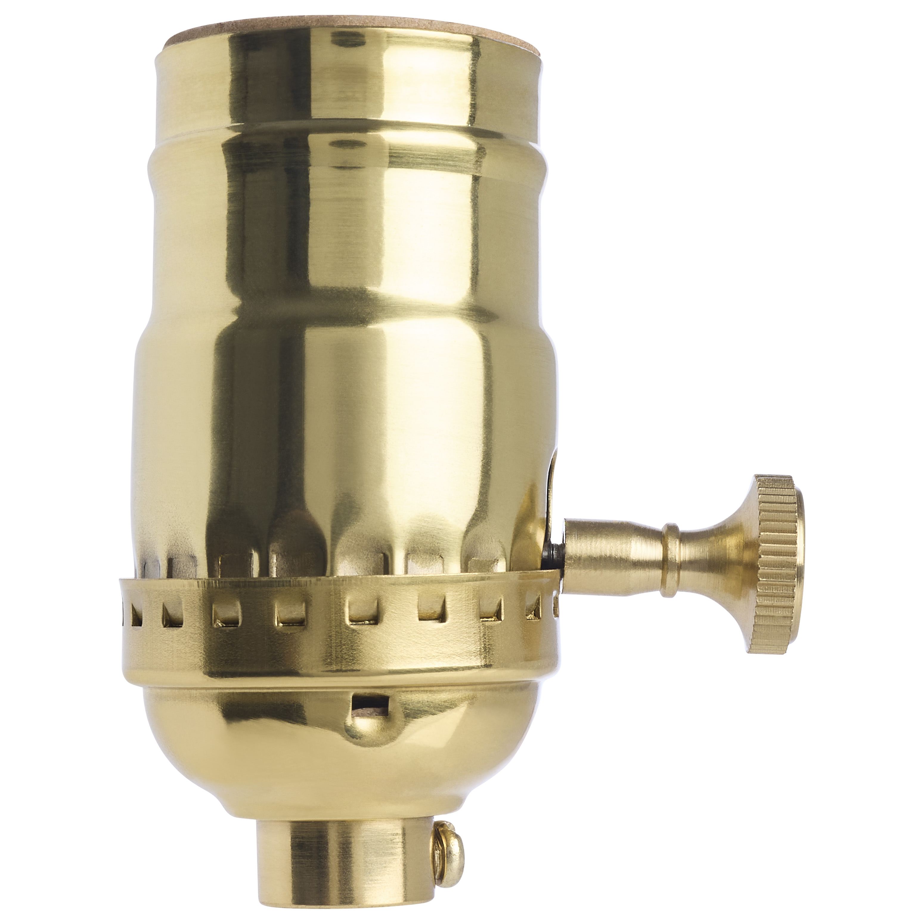 STAMPED BRASS ON-OFF SOCKET - 90-868