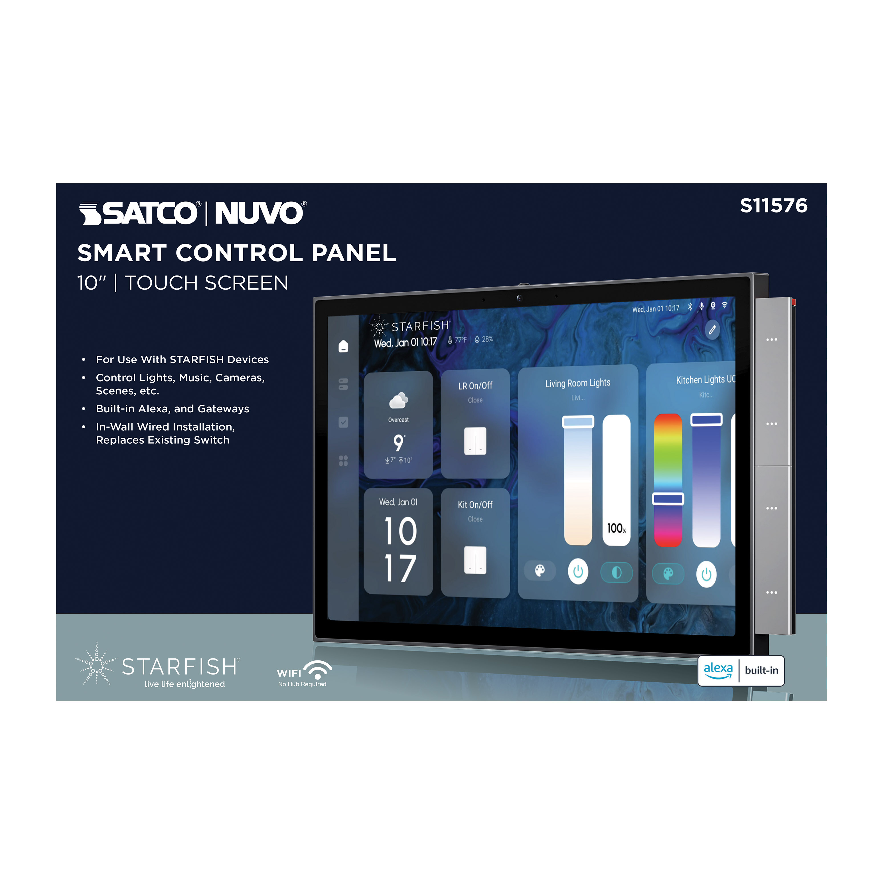 STARFISH 10" CONTROL PANEL - S11576