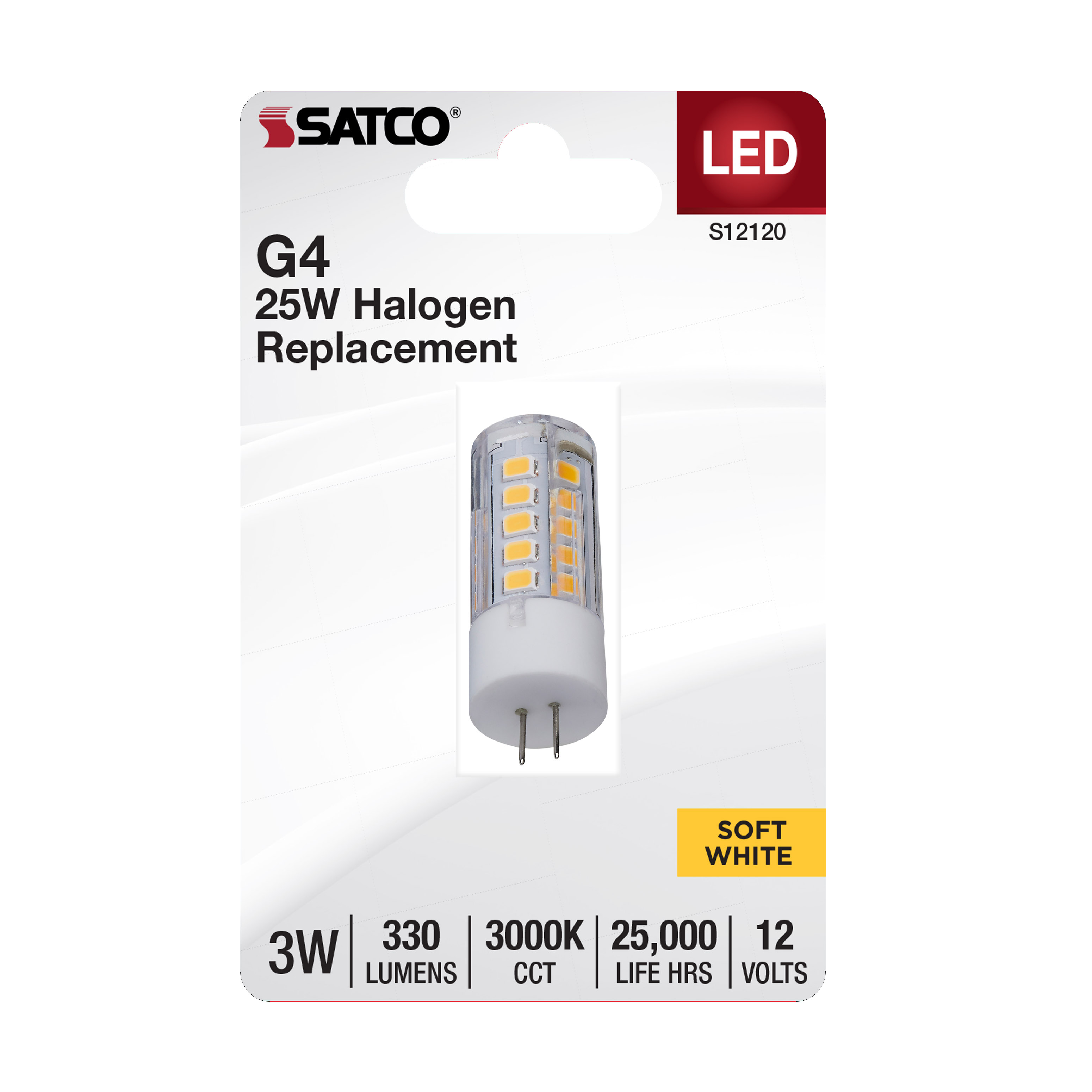 3W/LED/G4/CL/830/12V/1CD - S12120