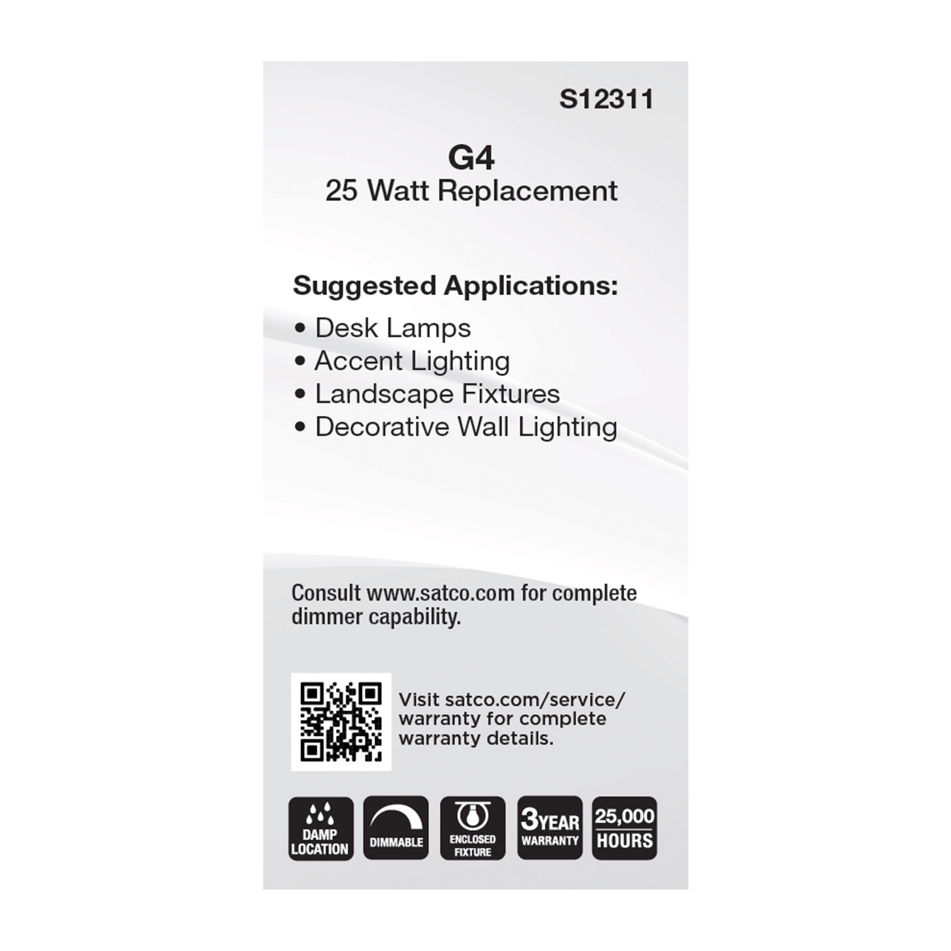 3W/LED/G4/CL/830/12V - S12311