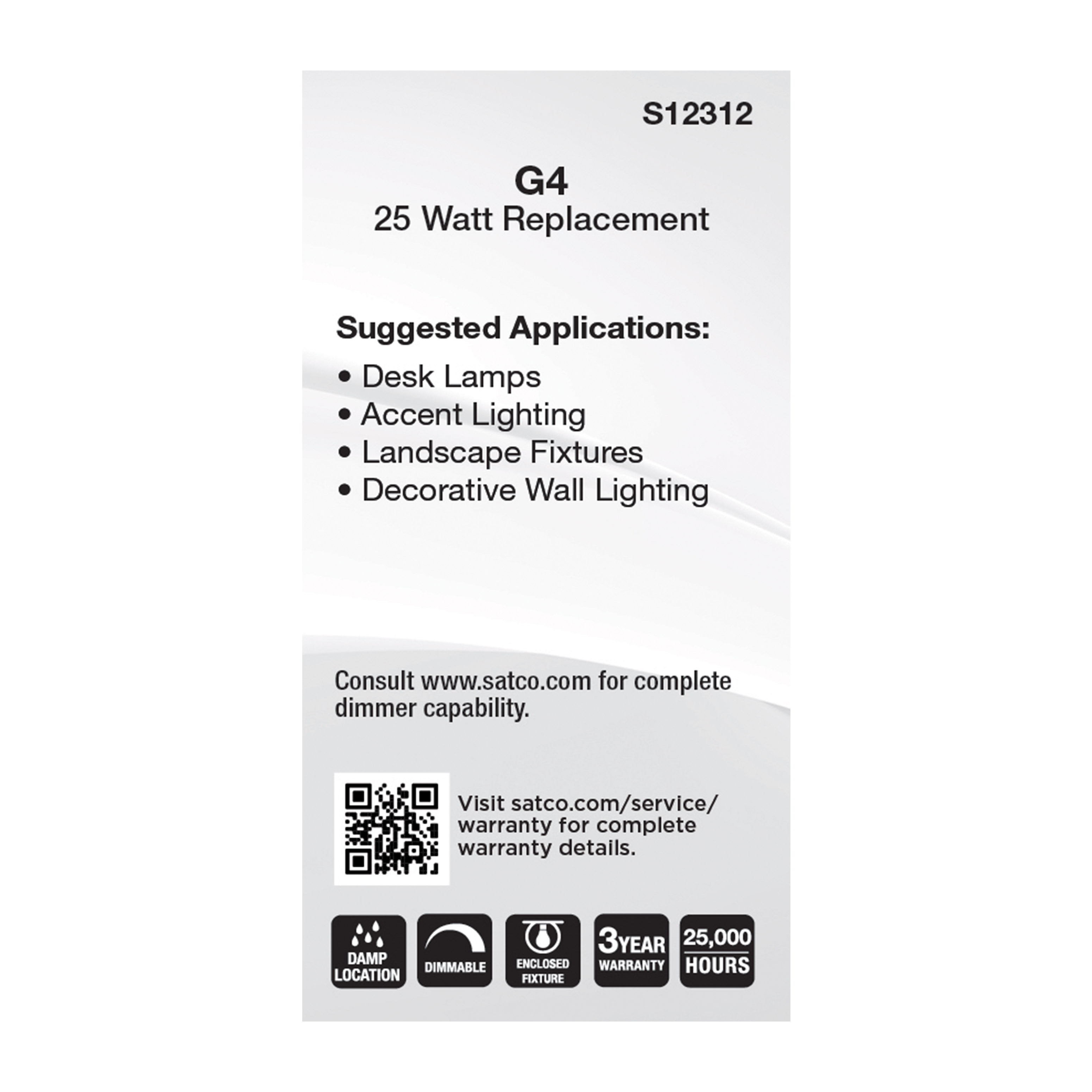 3W/LED/G4/CL/850/12V - S12312