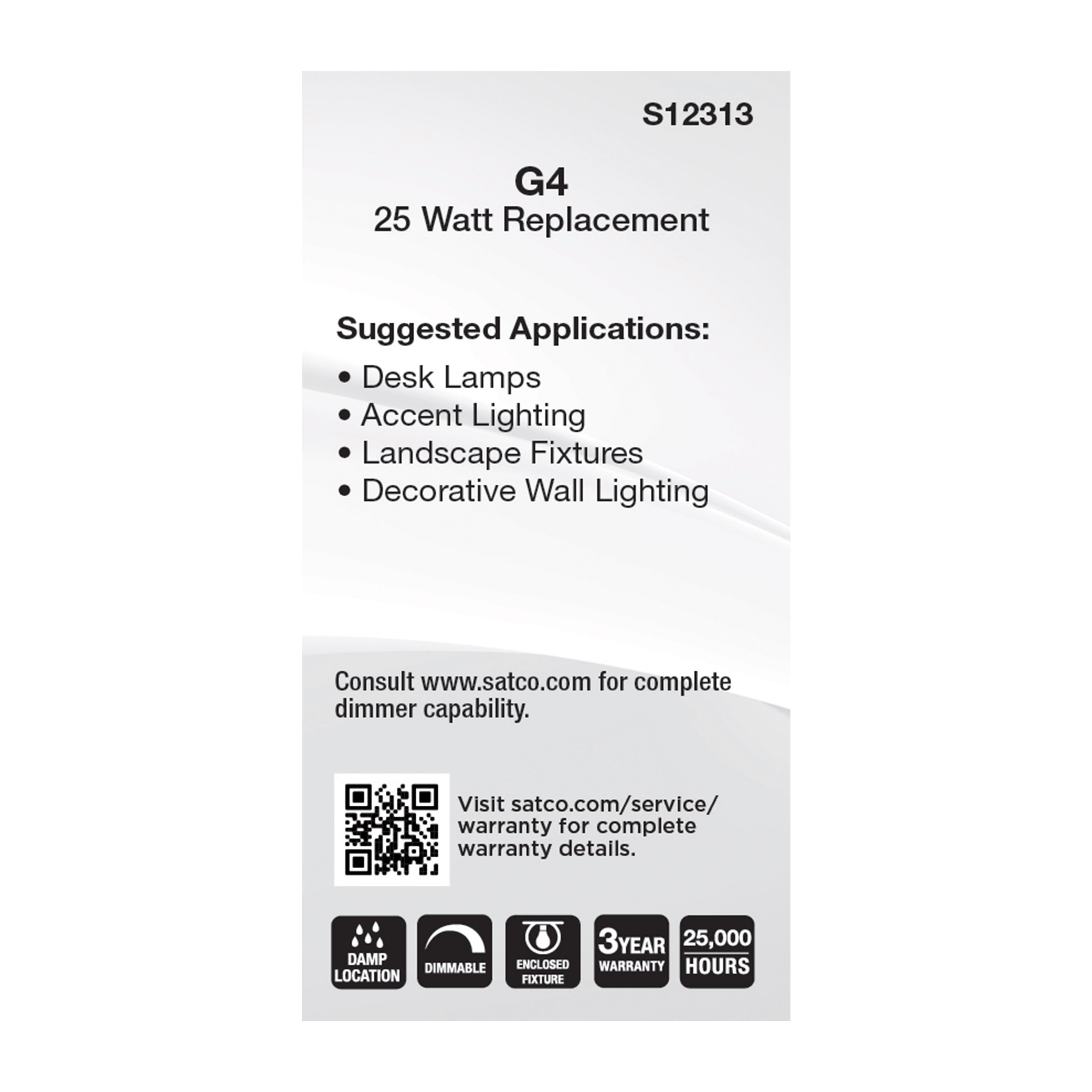3W/LED/G4/FR/830/12V - S12313