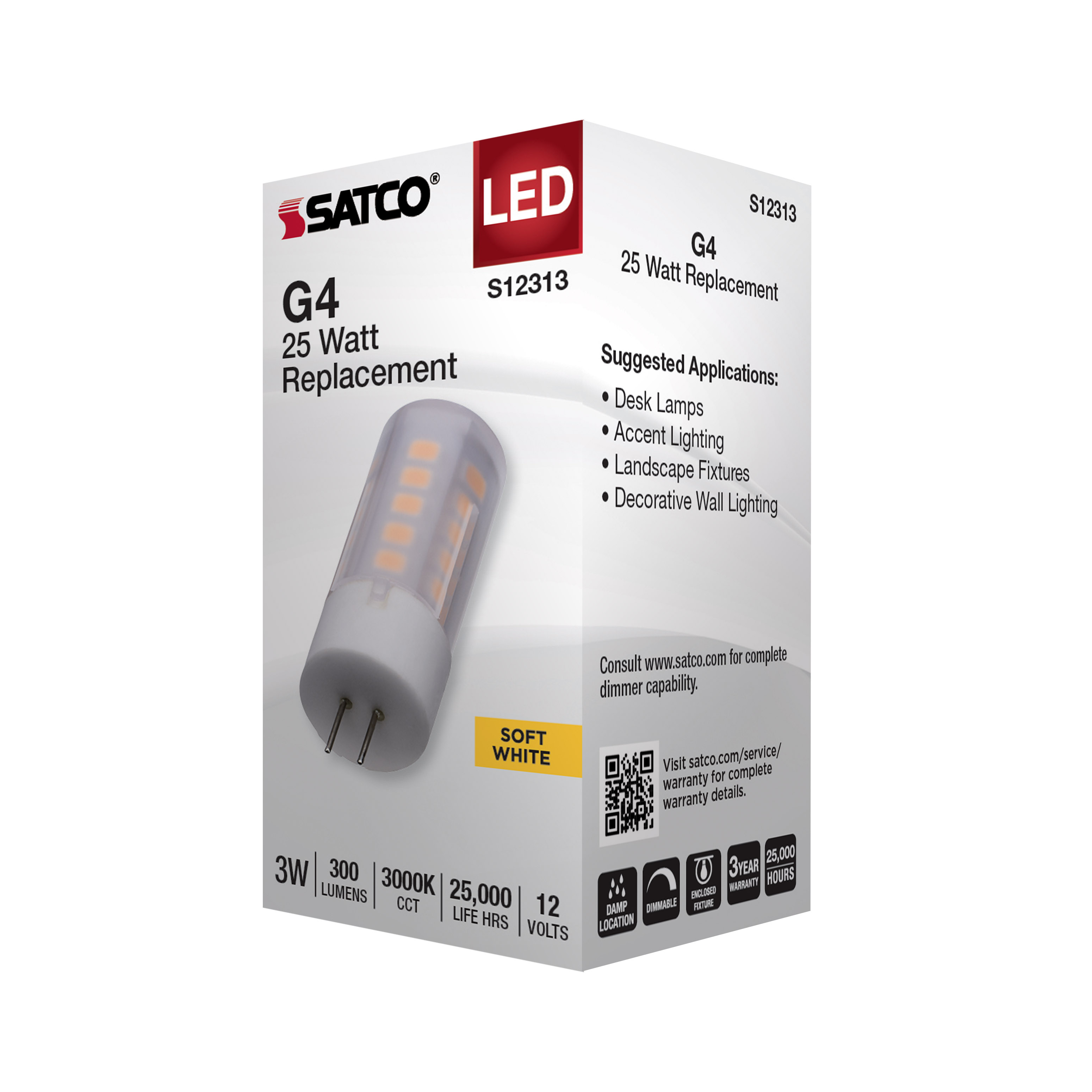 3W/LED/G4/FR/830/12V - S12313