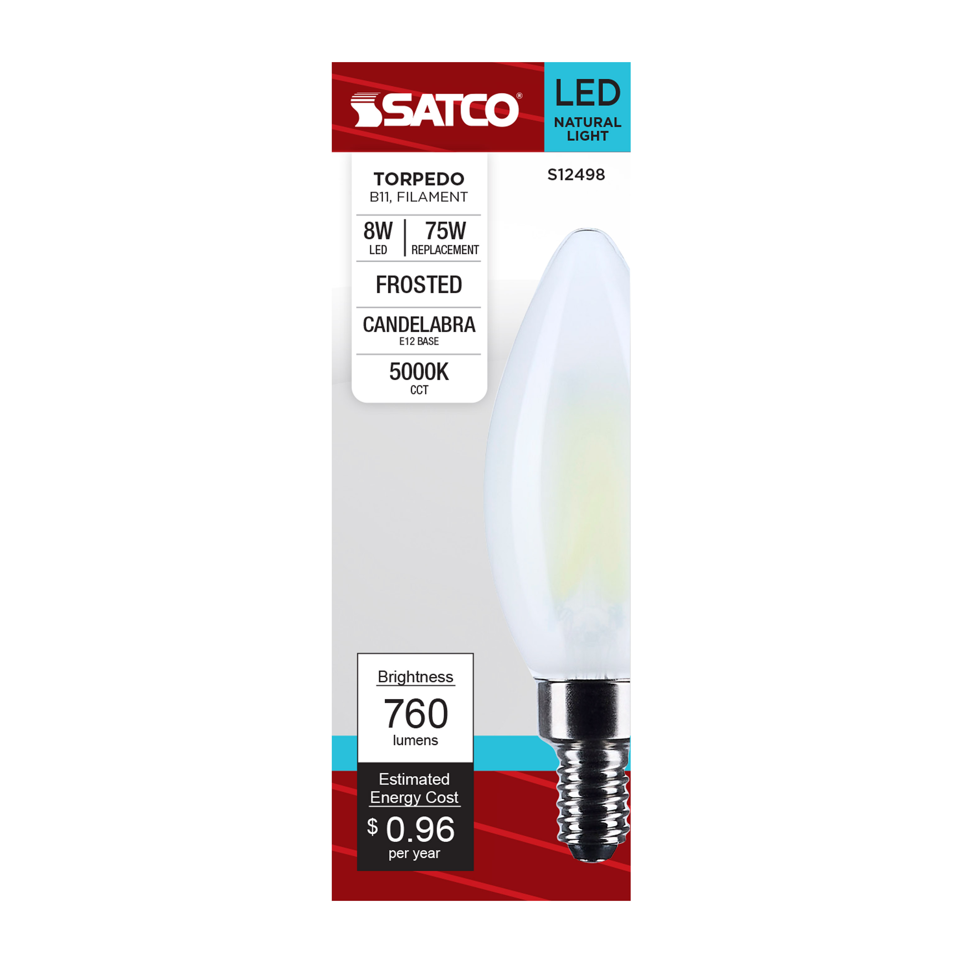 8W/CTF/LED/950/120V/E12 2 - S12498