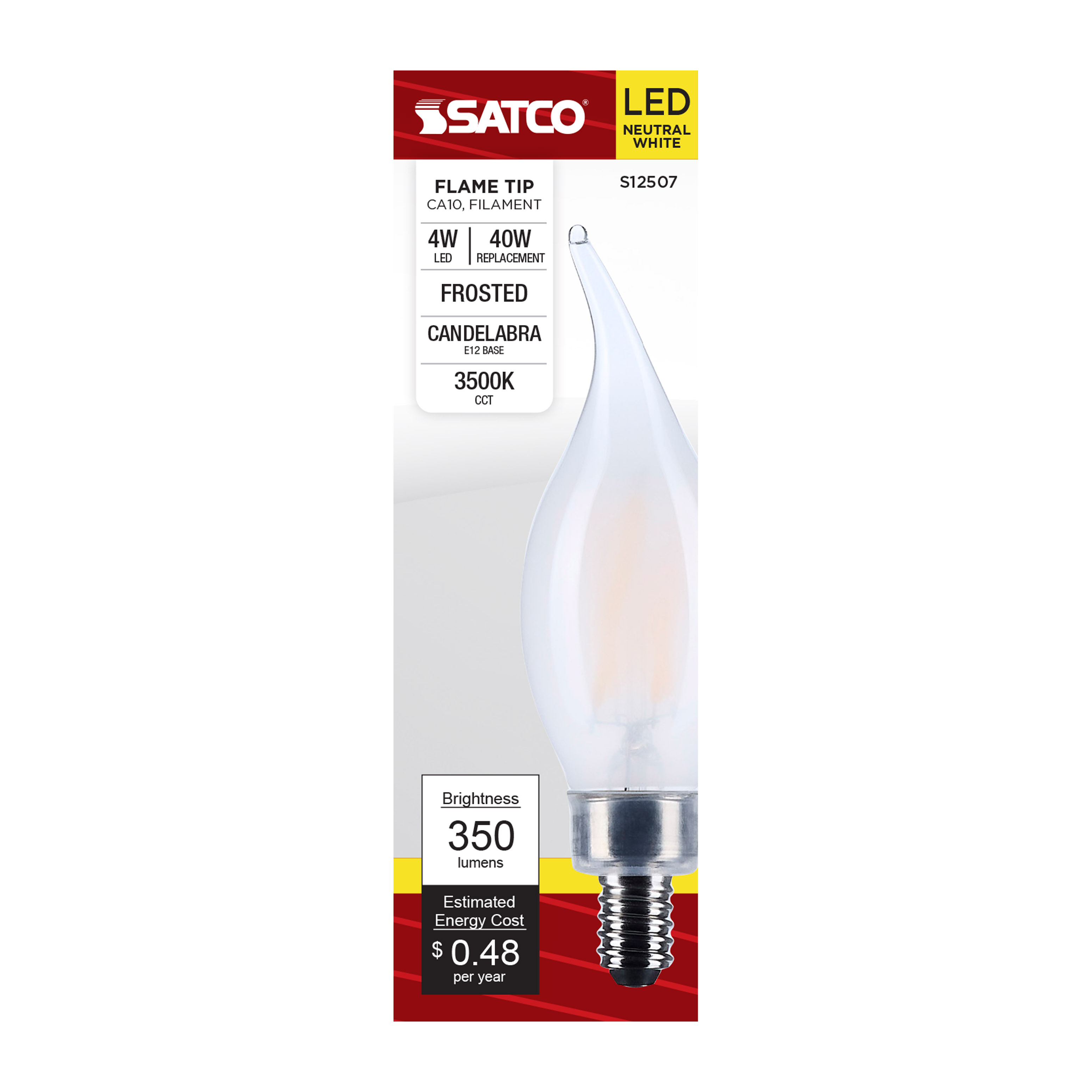 4CA10/LED/935/FR/120V/E12 - S12507