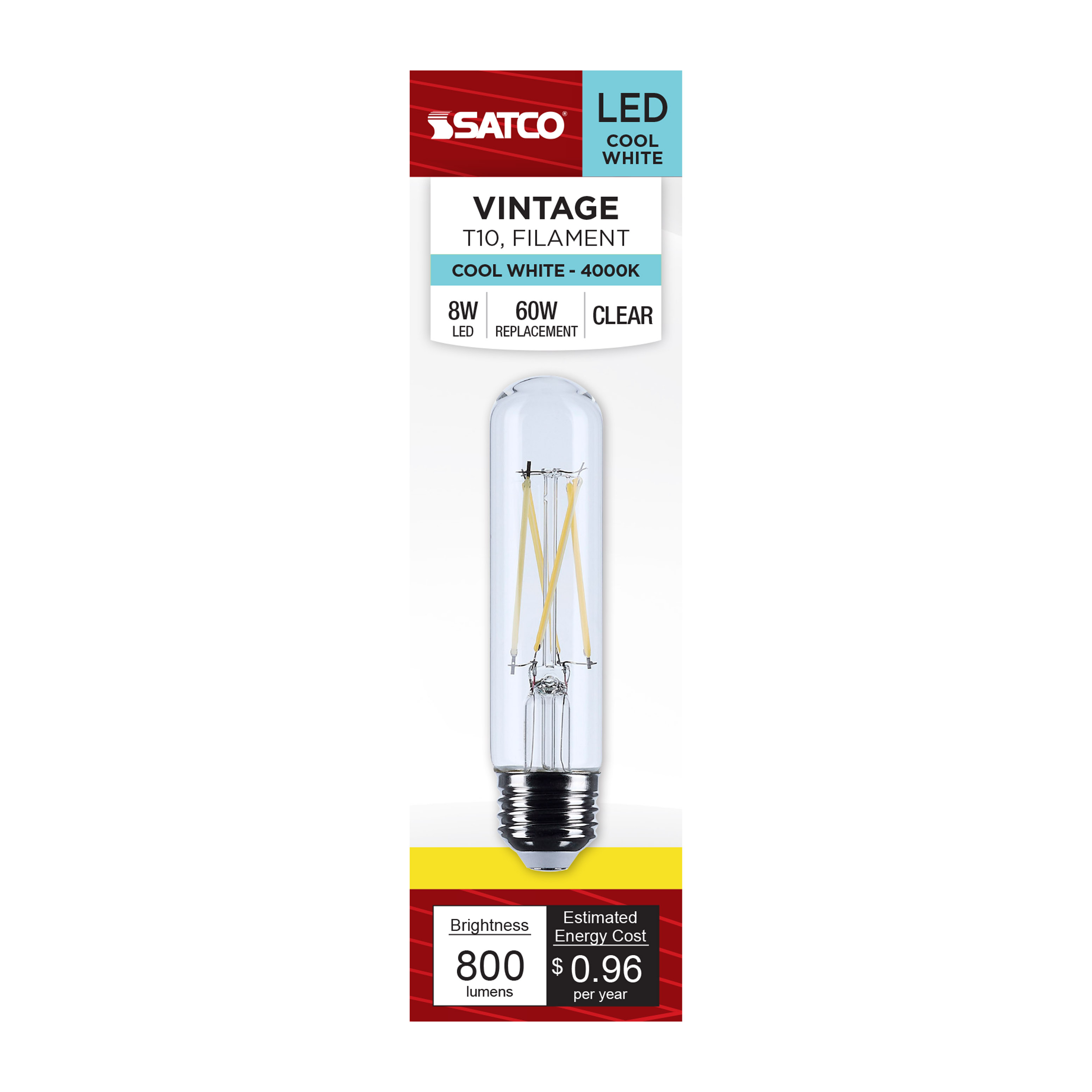 8T10/LED/CL/940/120V/E26 - S12526