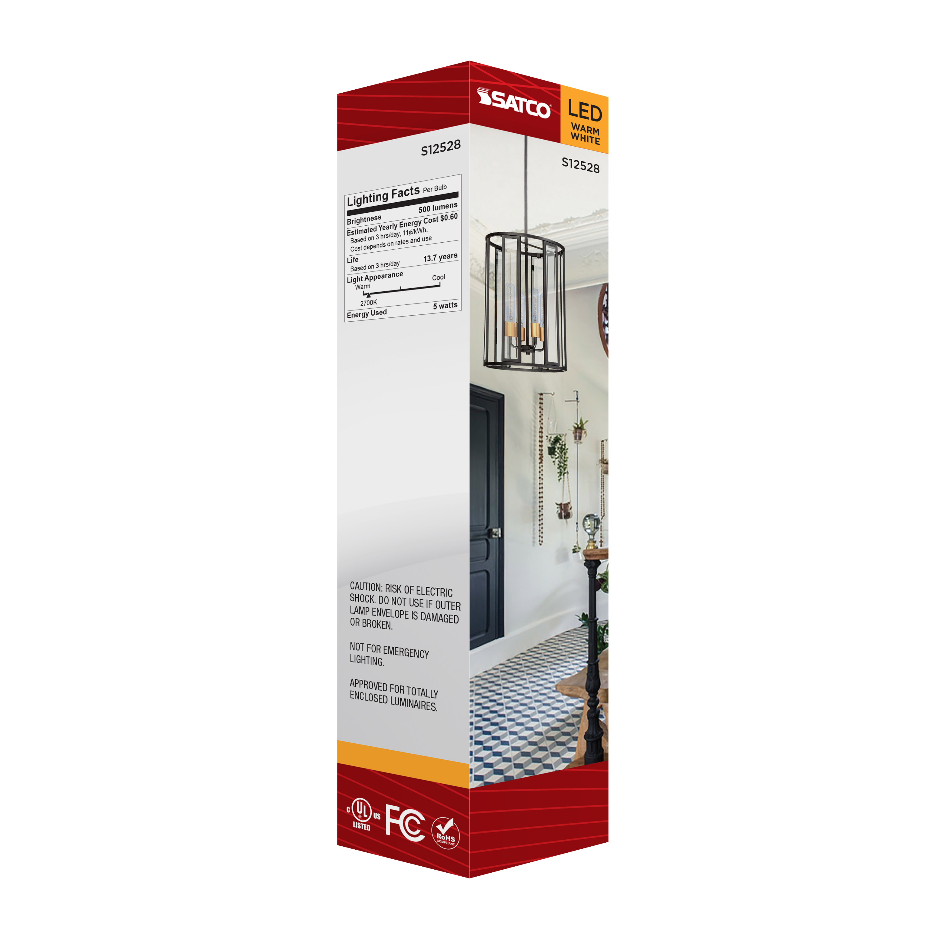 5T9/LED/CL/927/120V/E26 - S12528