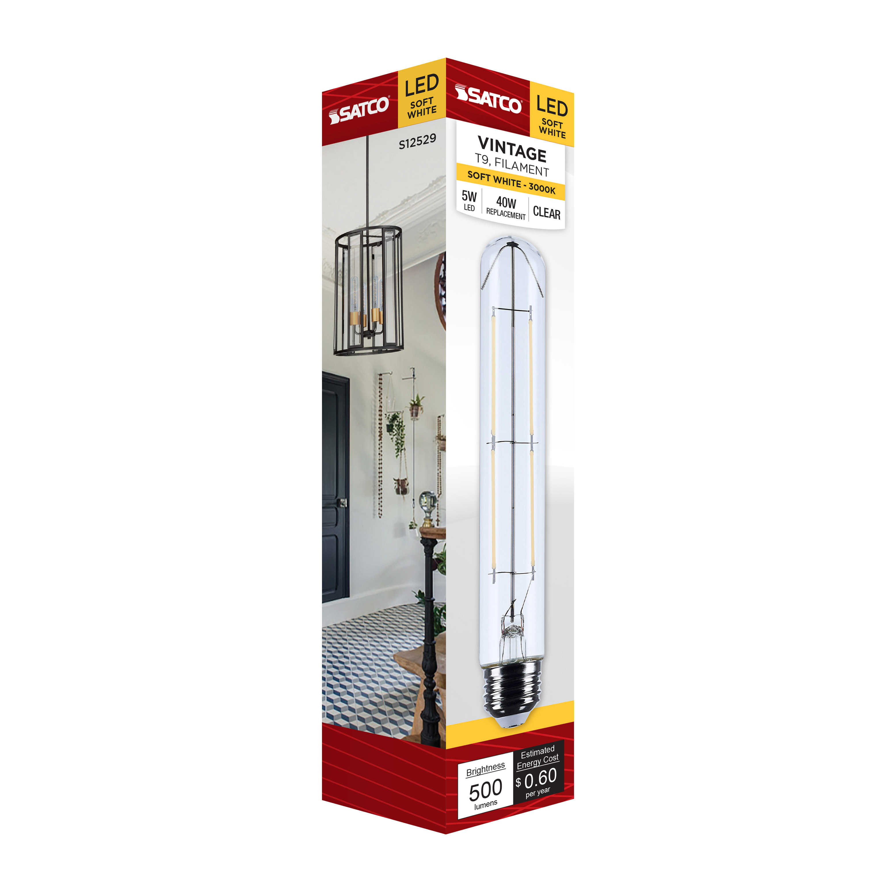 5T9/LED/CL/930/120V/E26 - S12529