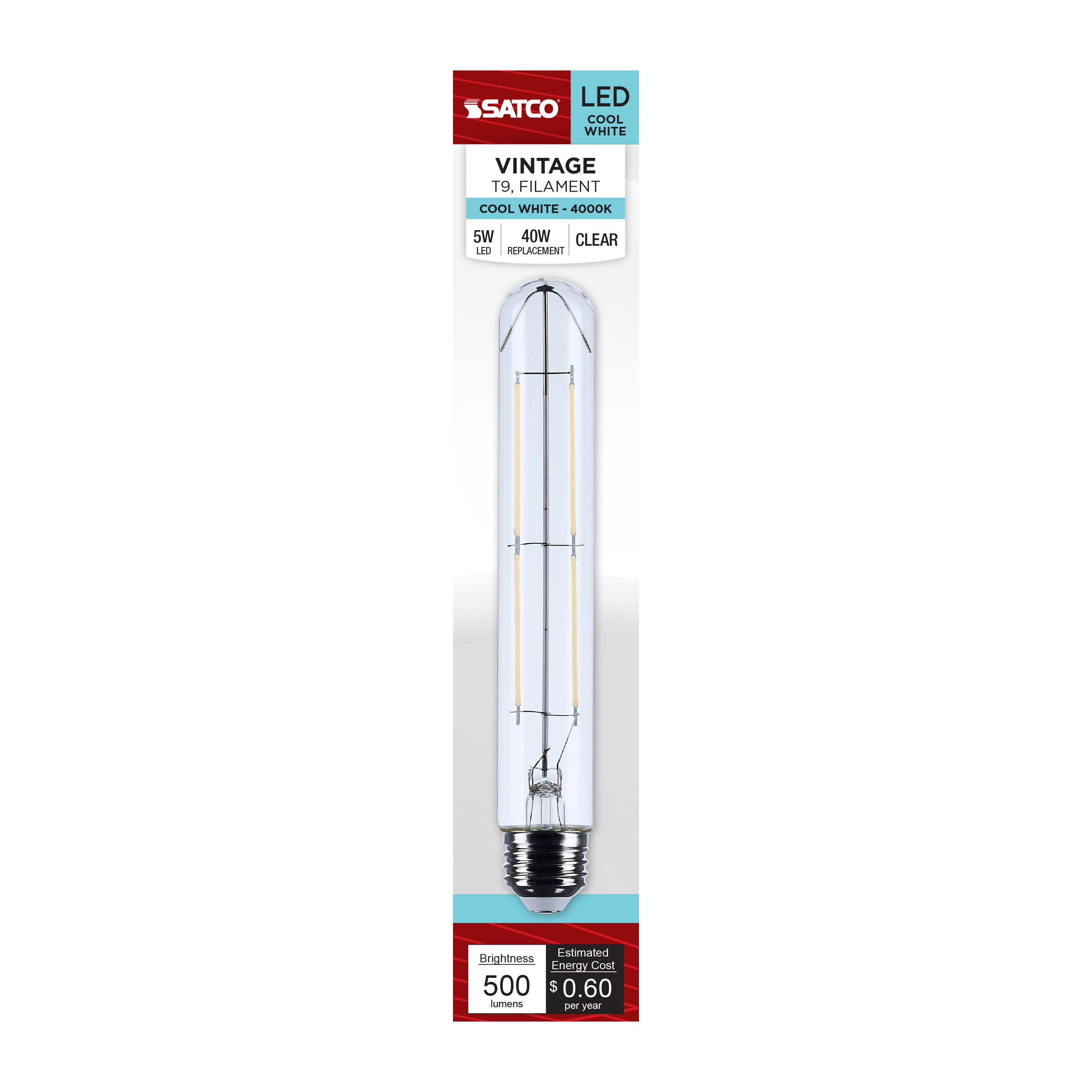 5T9/LED/CL/940/120V/E26 - S12530