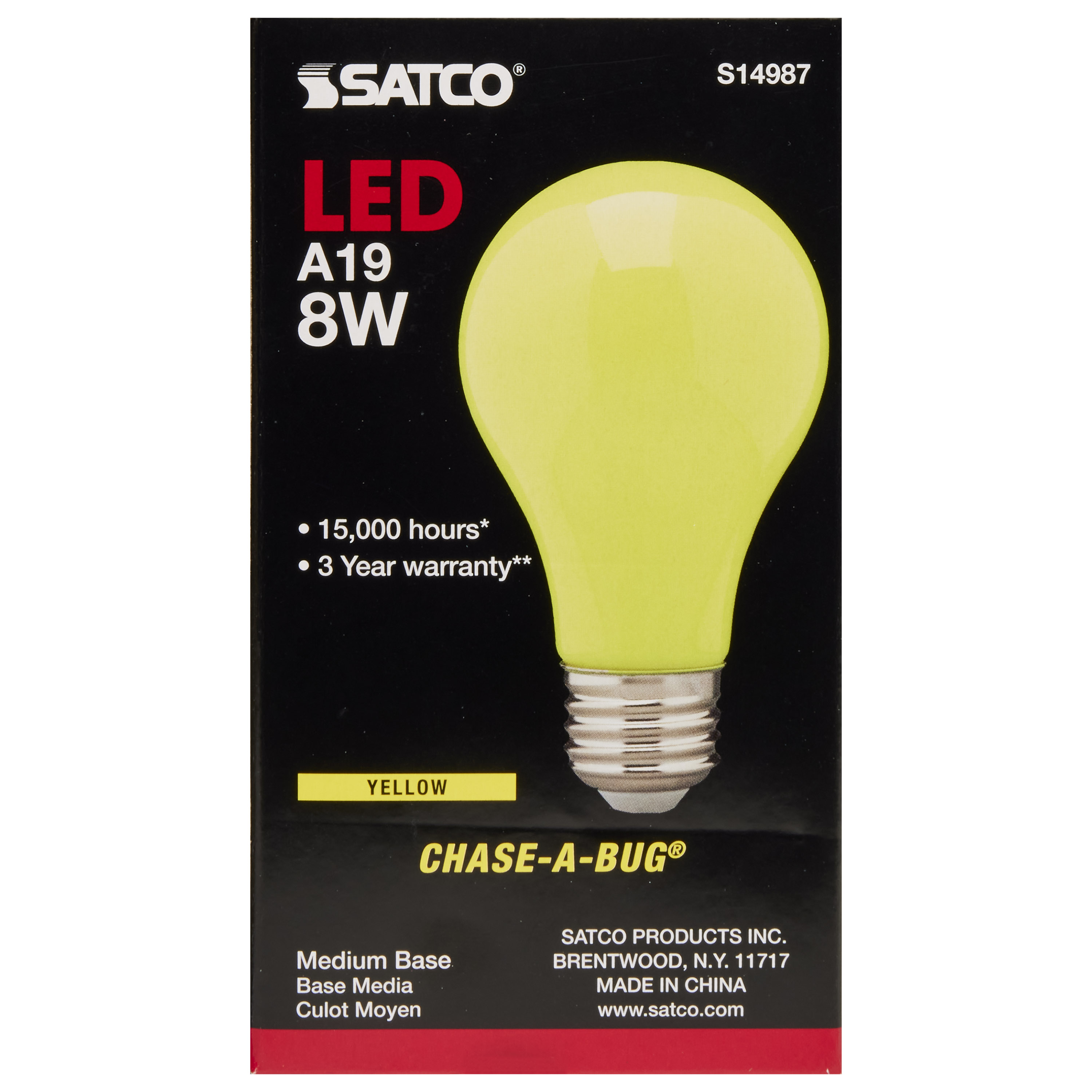 8A19/YELLOW/E26/120V - S14987
