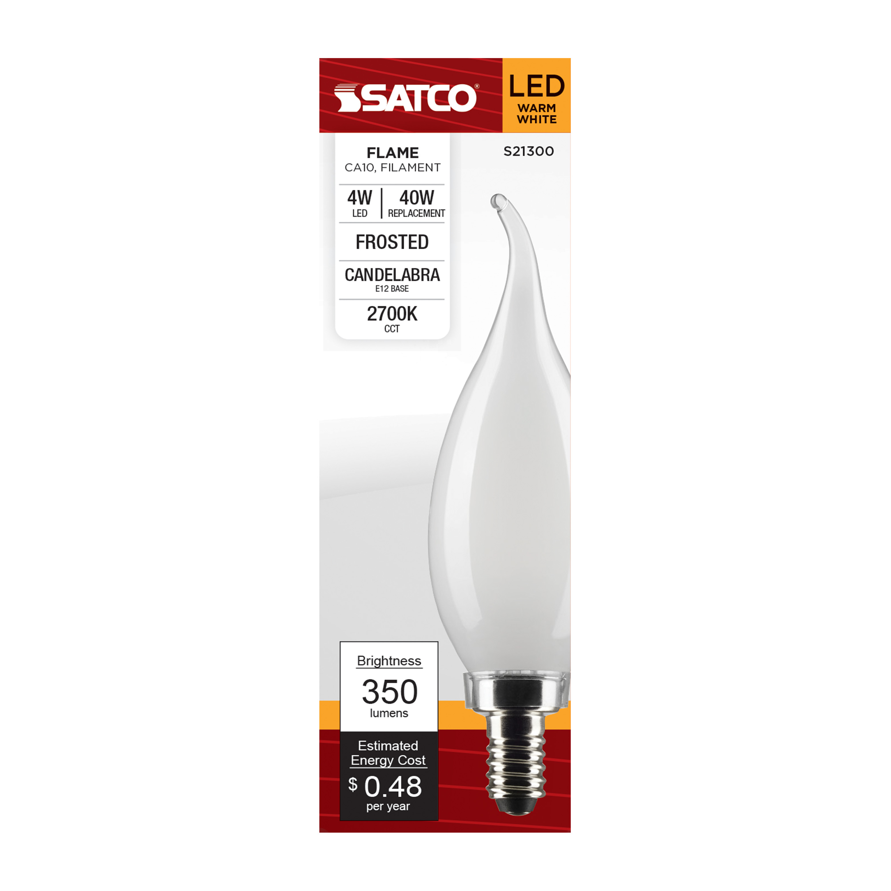 4CA10/LED/927/FR/120V/E12 - S21300