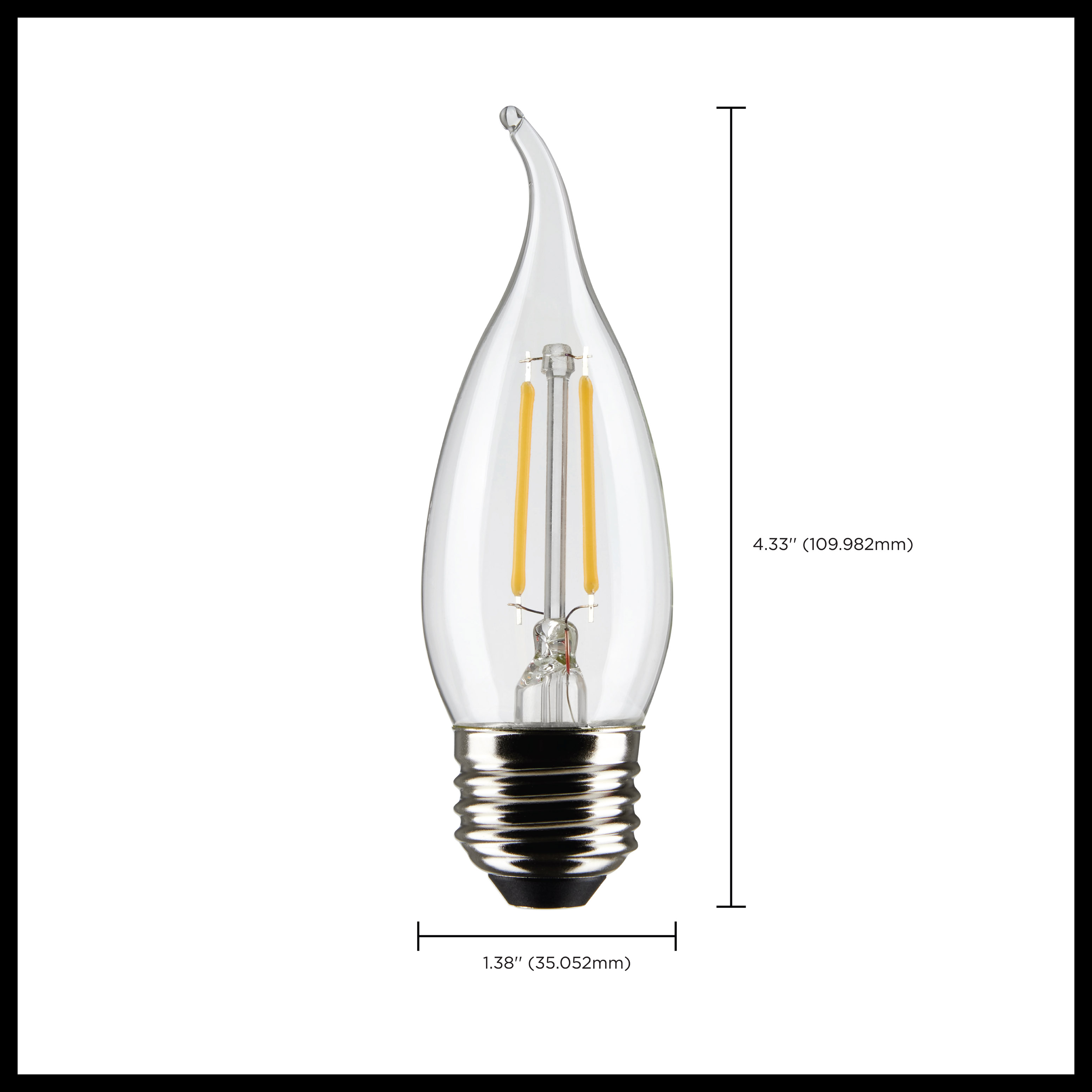 3CA10/LED/927/CL/120V/E26 - S21310