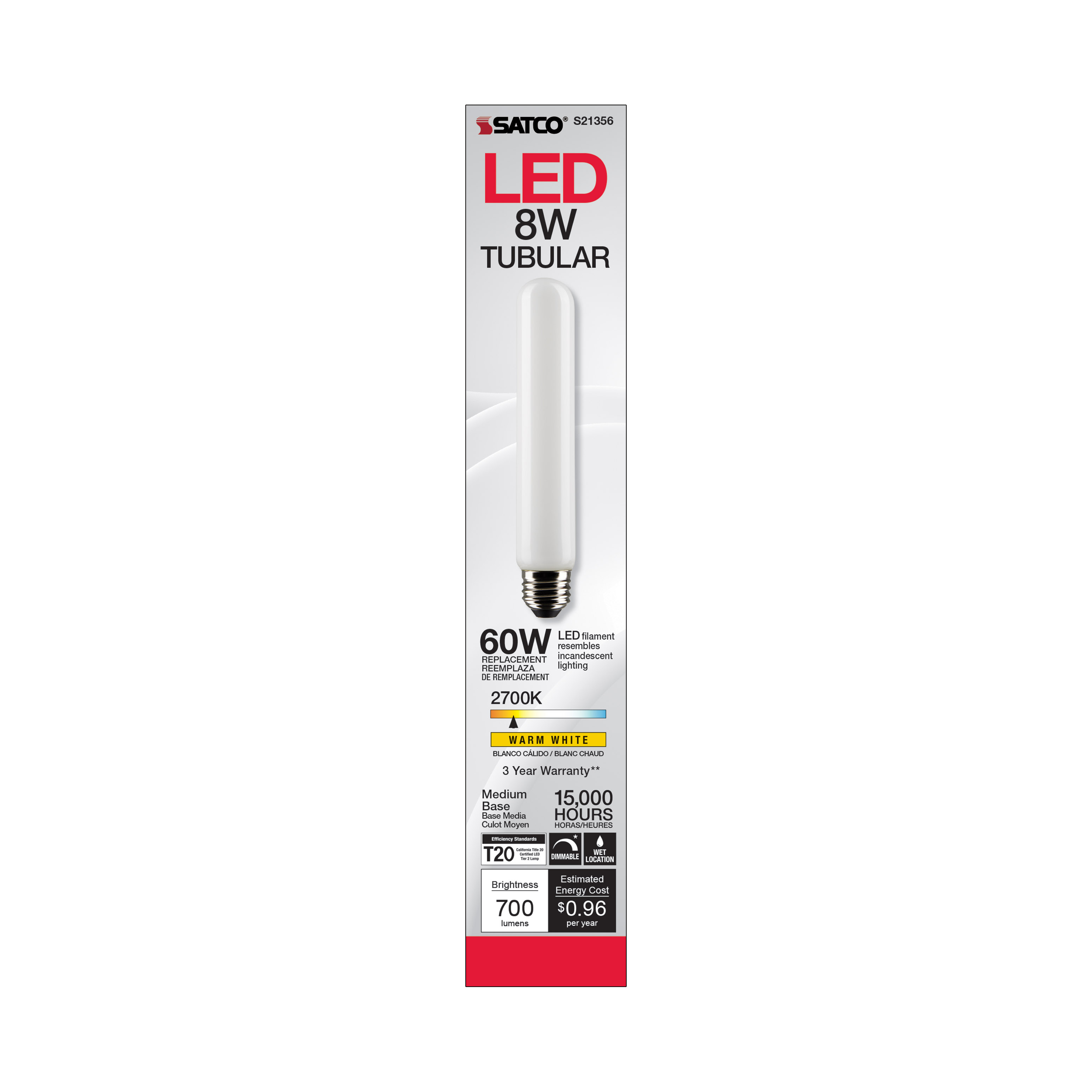8T9/LED/FR/927/120V/E26 - S21356