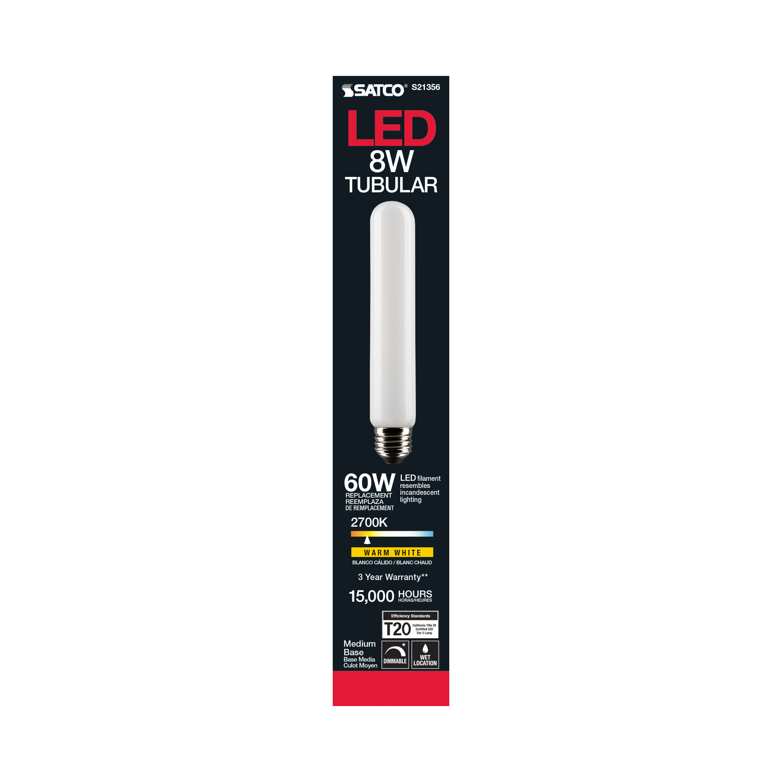 8T9/LED/FR/927/120V/E26 - S21356