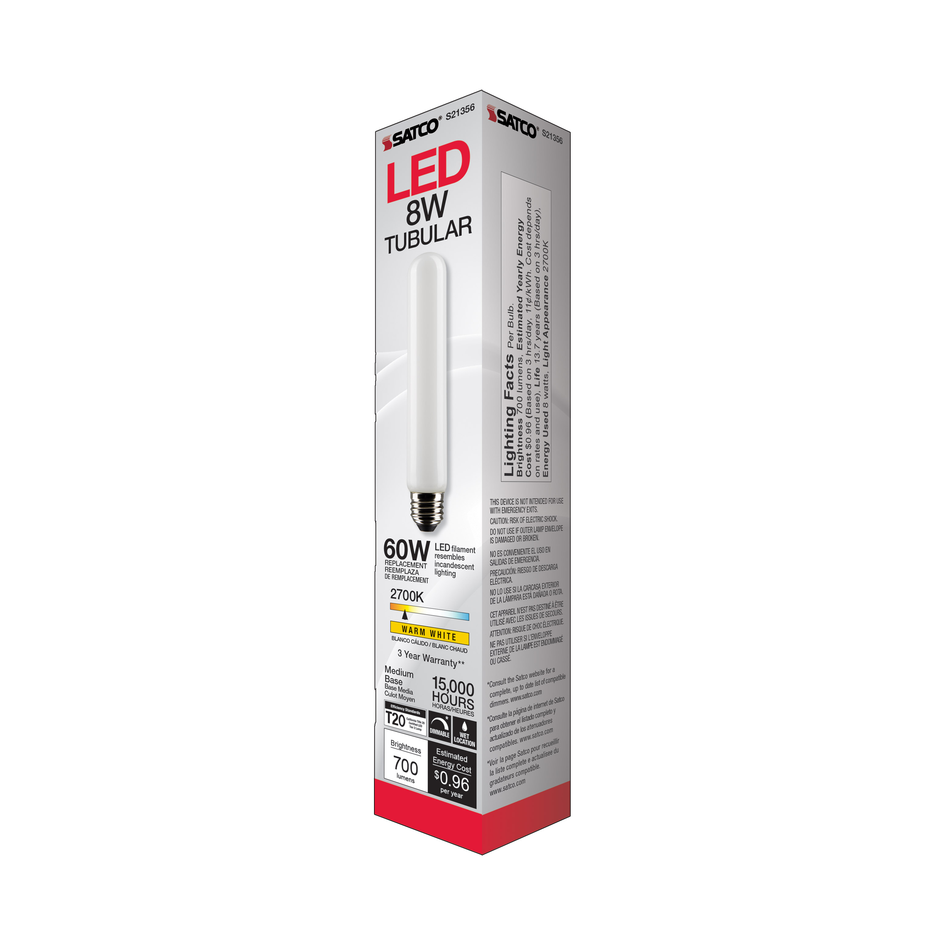 8T9/LED/FR/927/120V/E26 - S21356