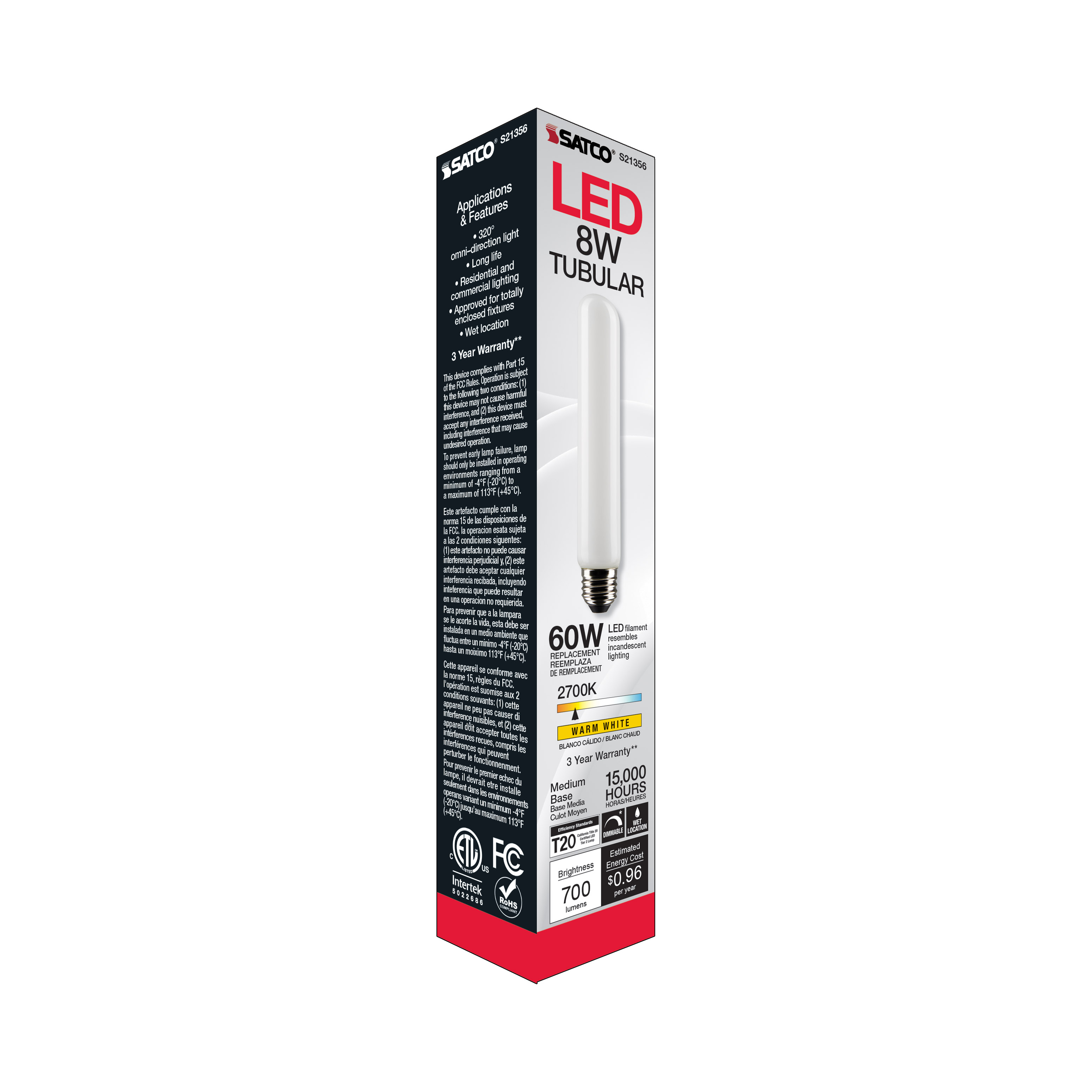 8T9/LED/FR/927/120V/E26 - S21356