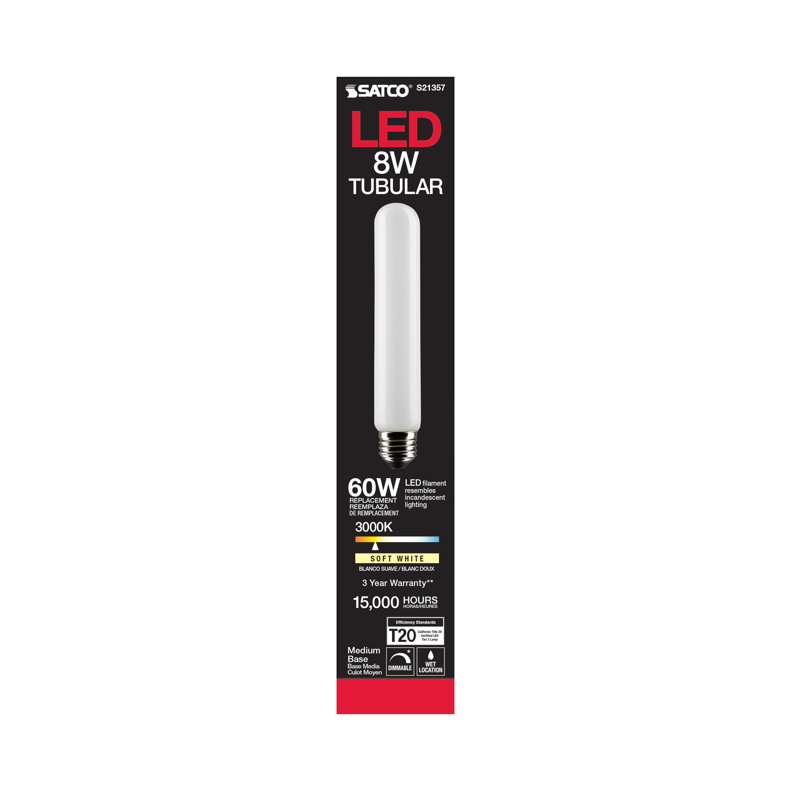 8T9/LED/FR/930/120V/E26 - S21357