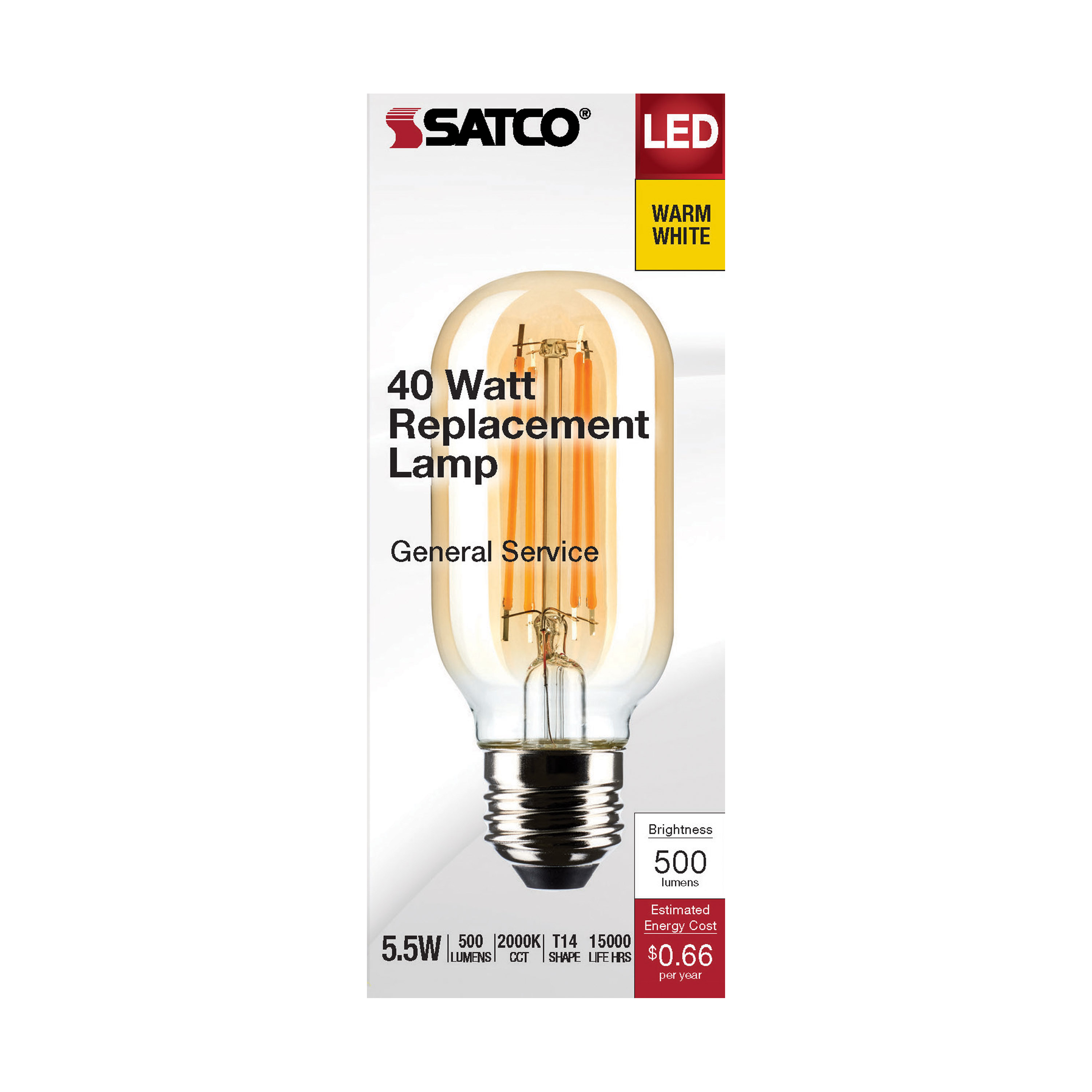 5.5T14/LED/CL/820/120V/E26 - S21378