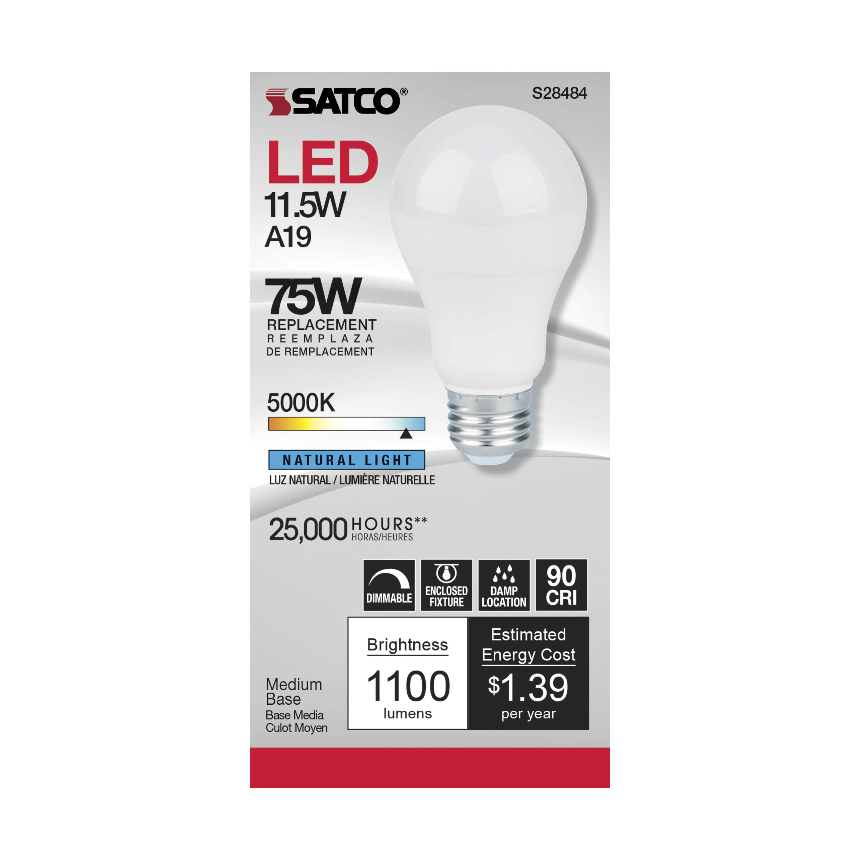 11.5A19LED/950/120V - S28484
