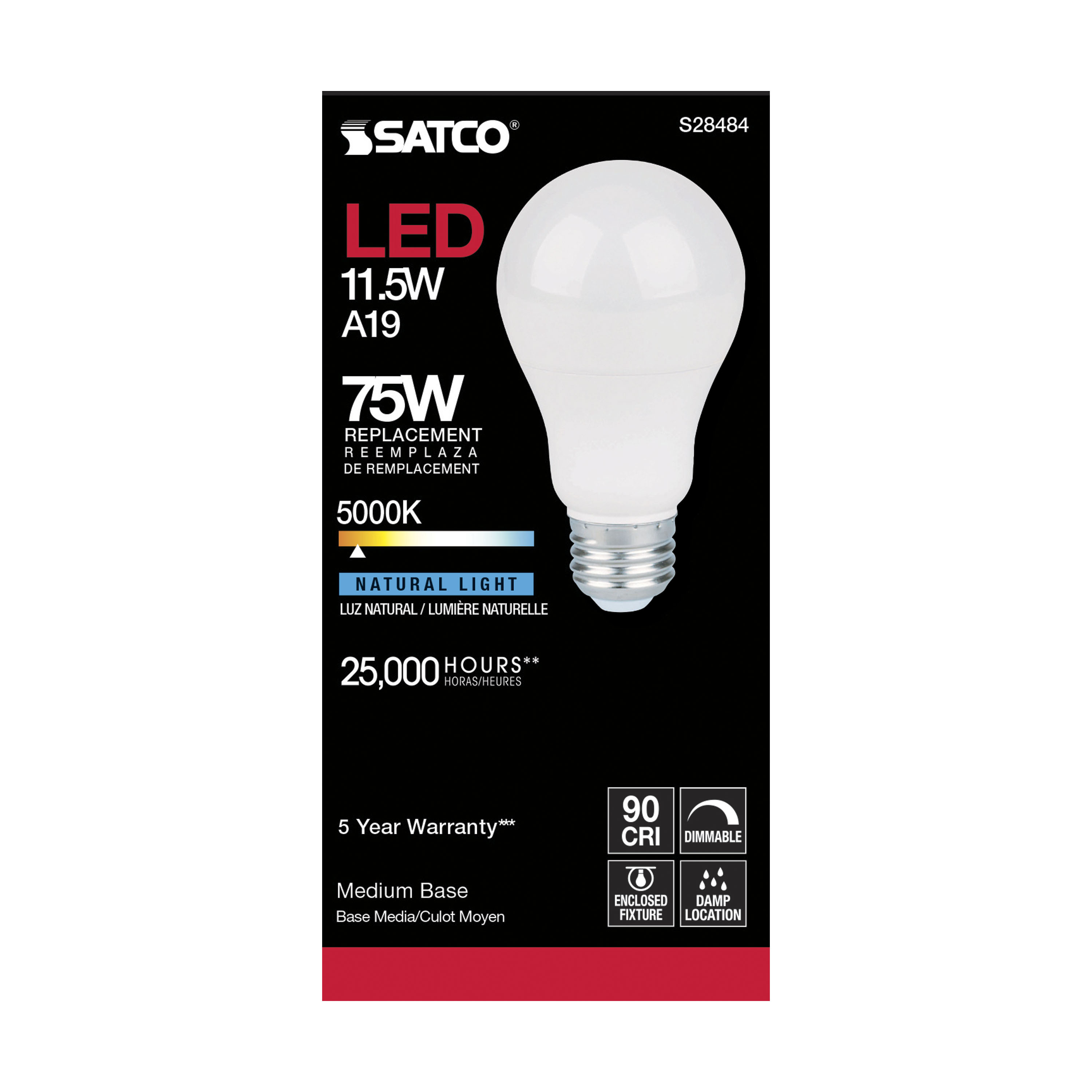 11.5A19LED/950/120V - S28484