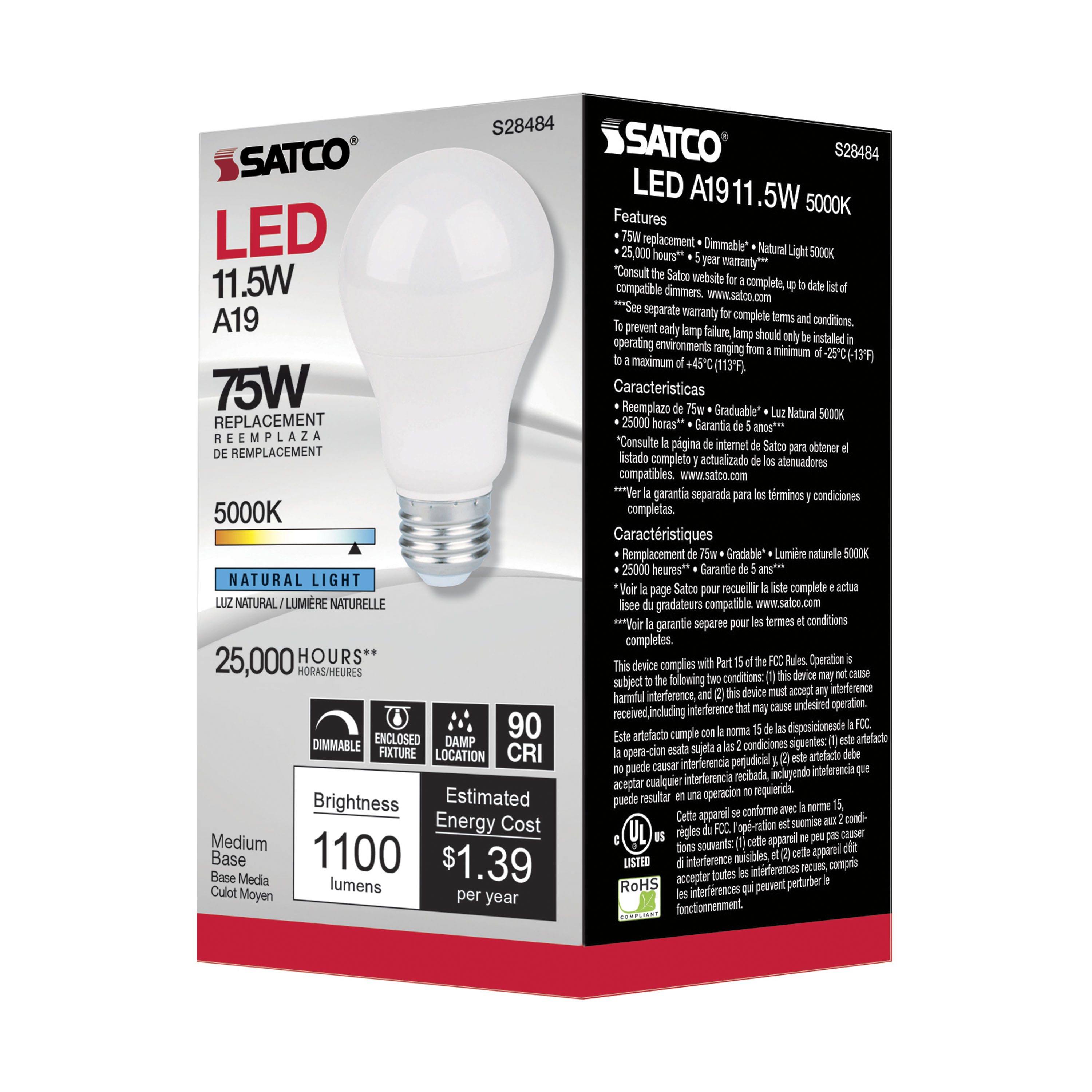 11.5A19LED/950/120V - S28484