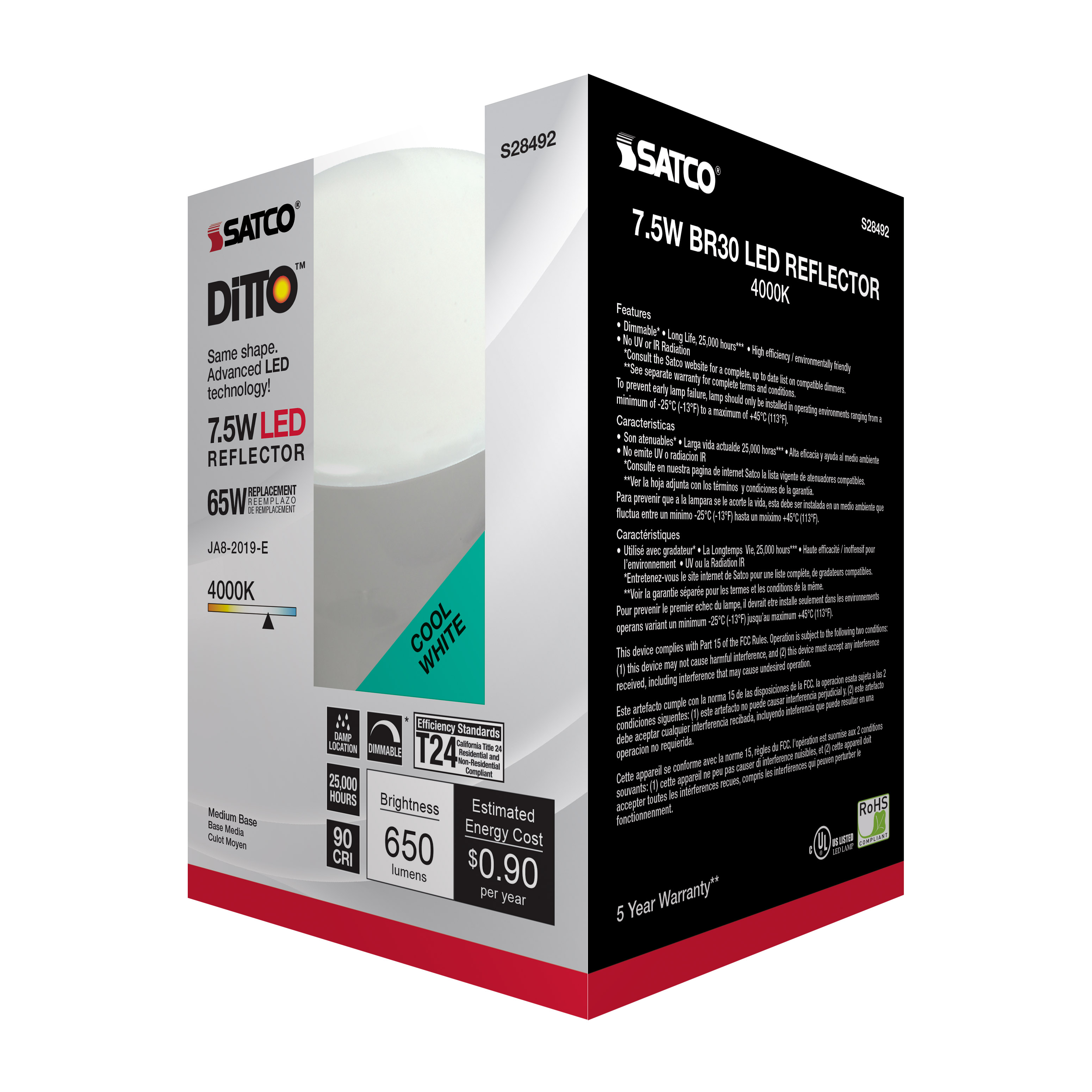 7.5BR30/LED/940/120V - S28492