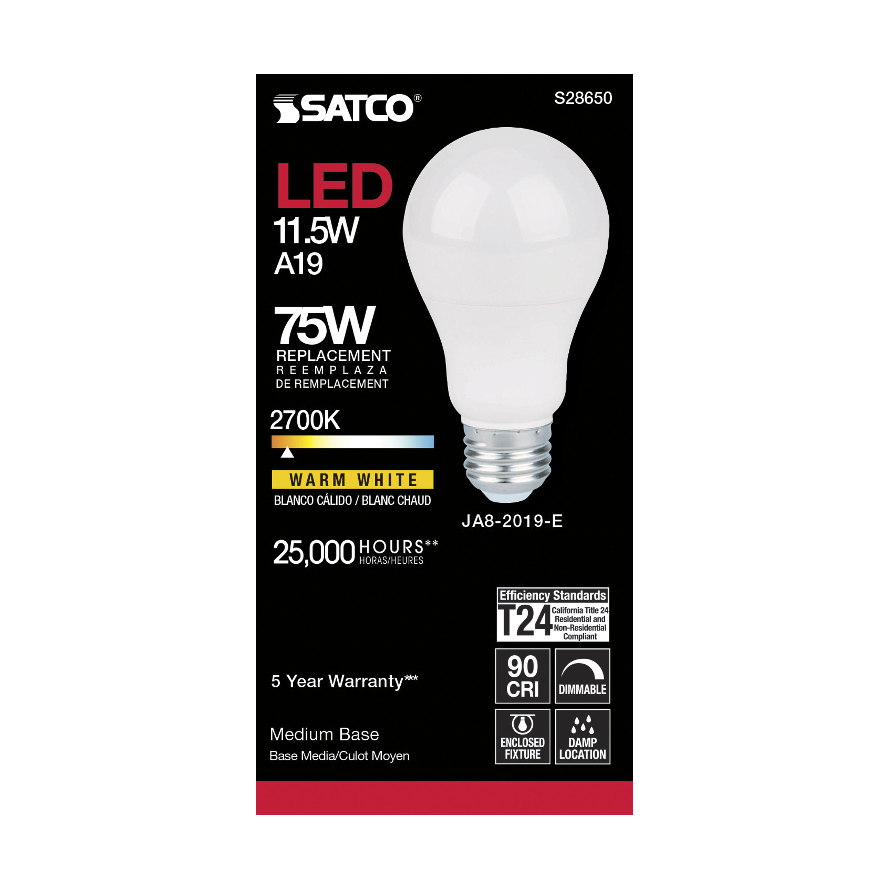 11.5A19LED/927/120V - S28650