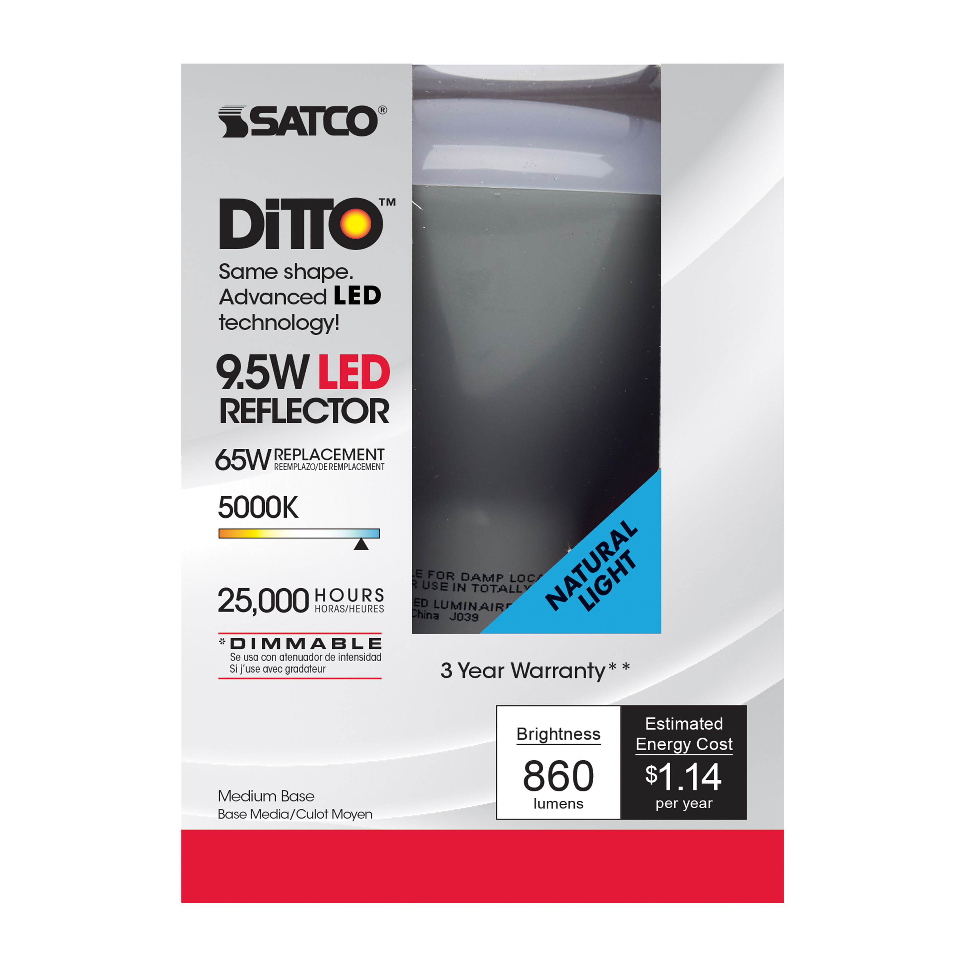 9.5BR30/LED/5000K/750L/120V/D - S9623