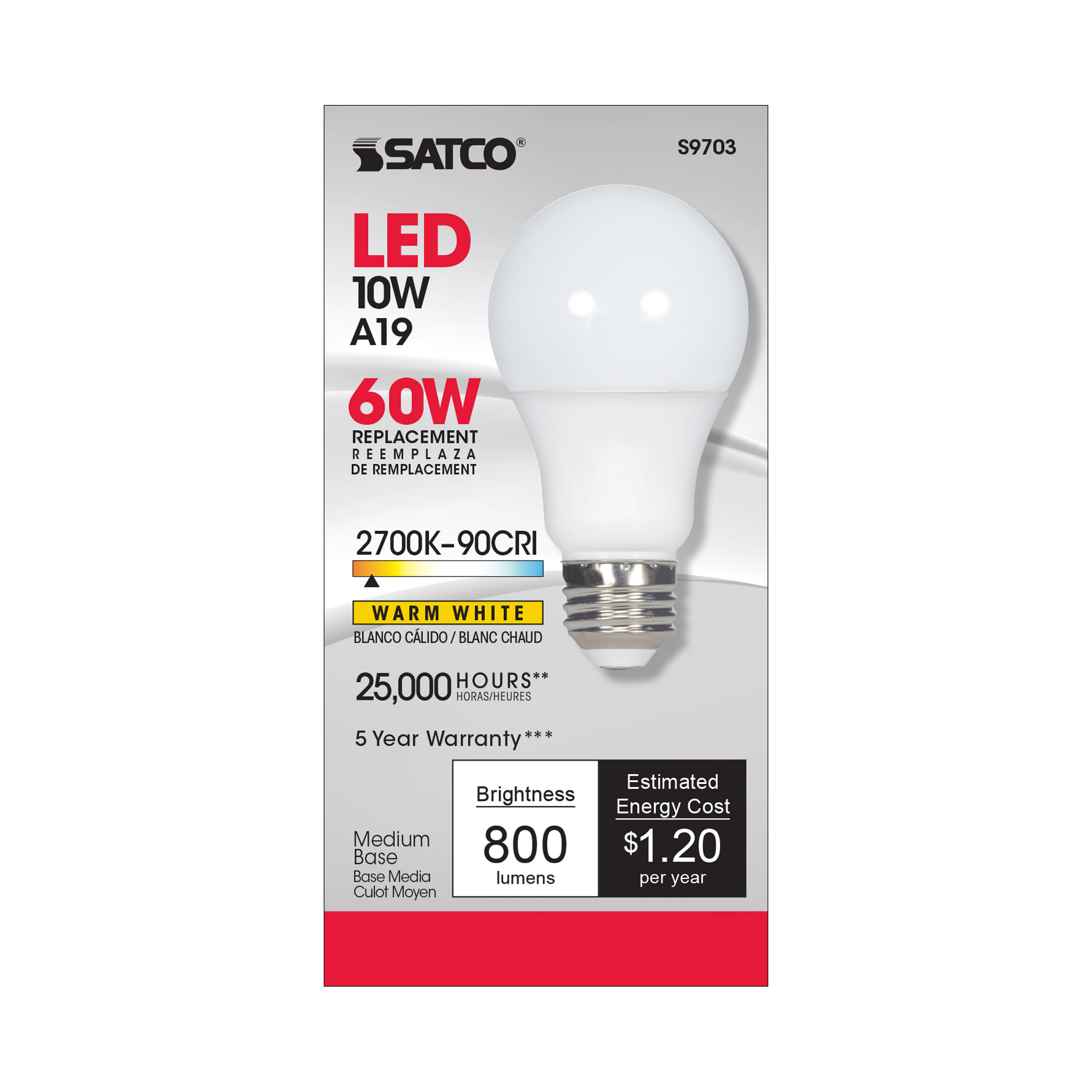 10A19/OMNI/LED/27K/90CRI - S9703