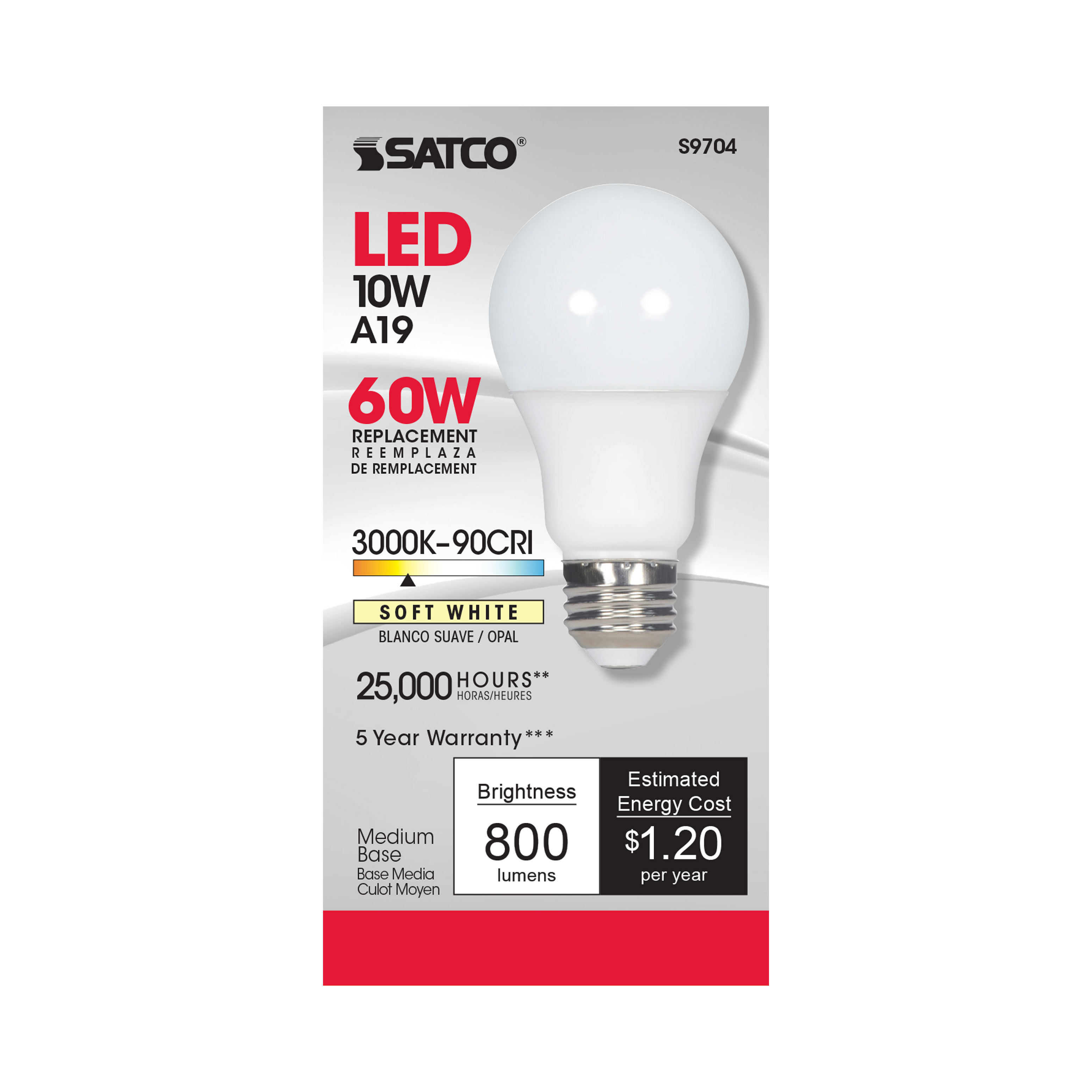 10A19/OMNI/LED/3K/90CRI - S9704