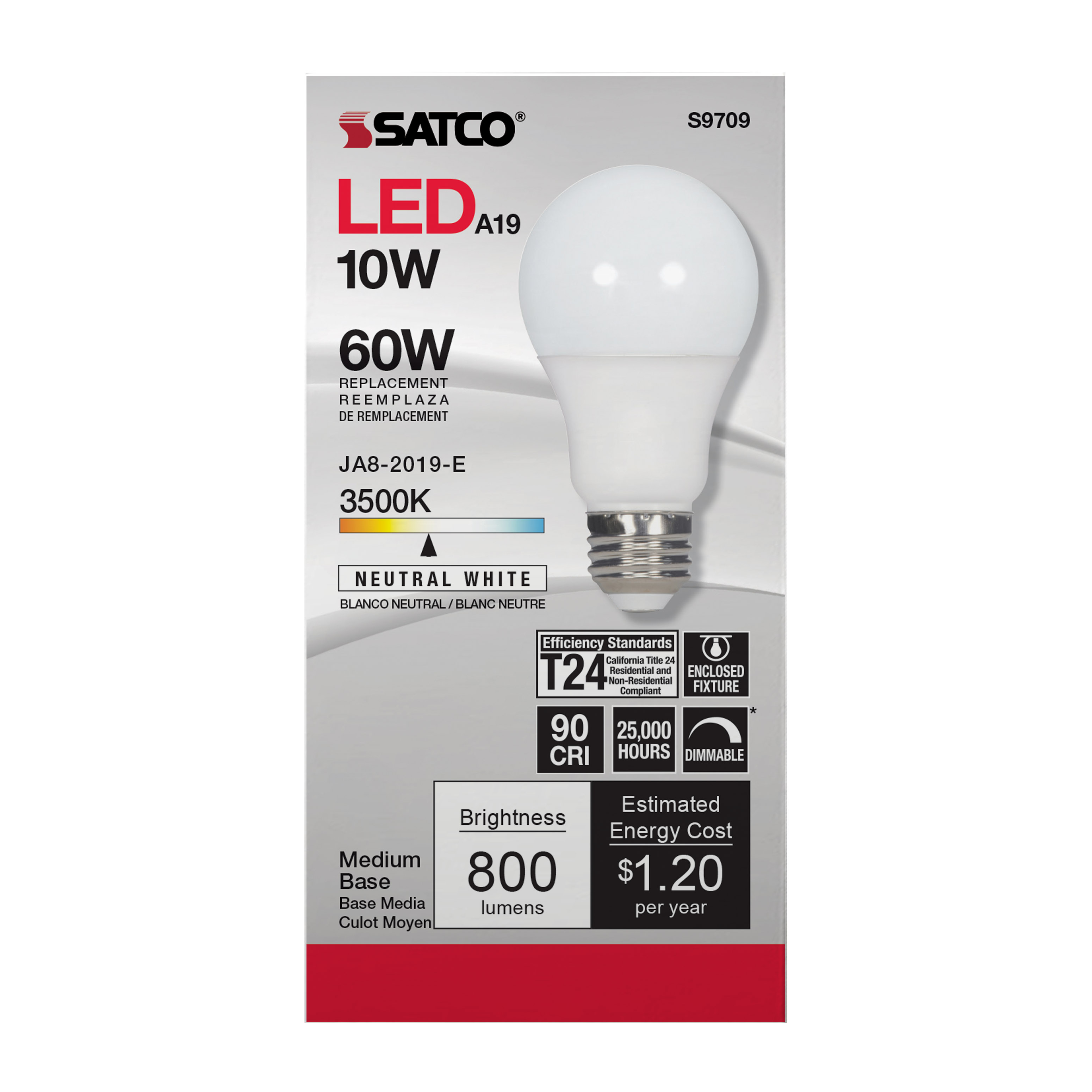 10A19/LED/35K/90CRI - S9709