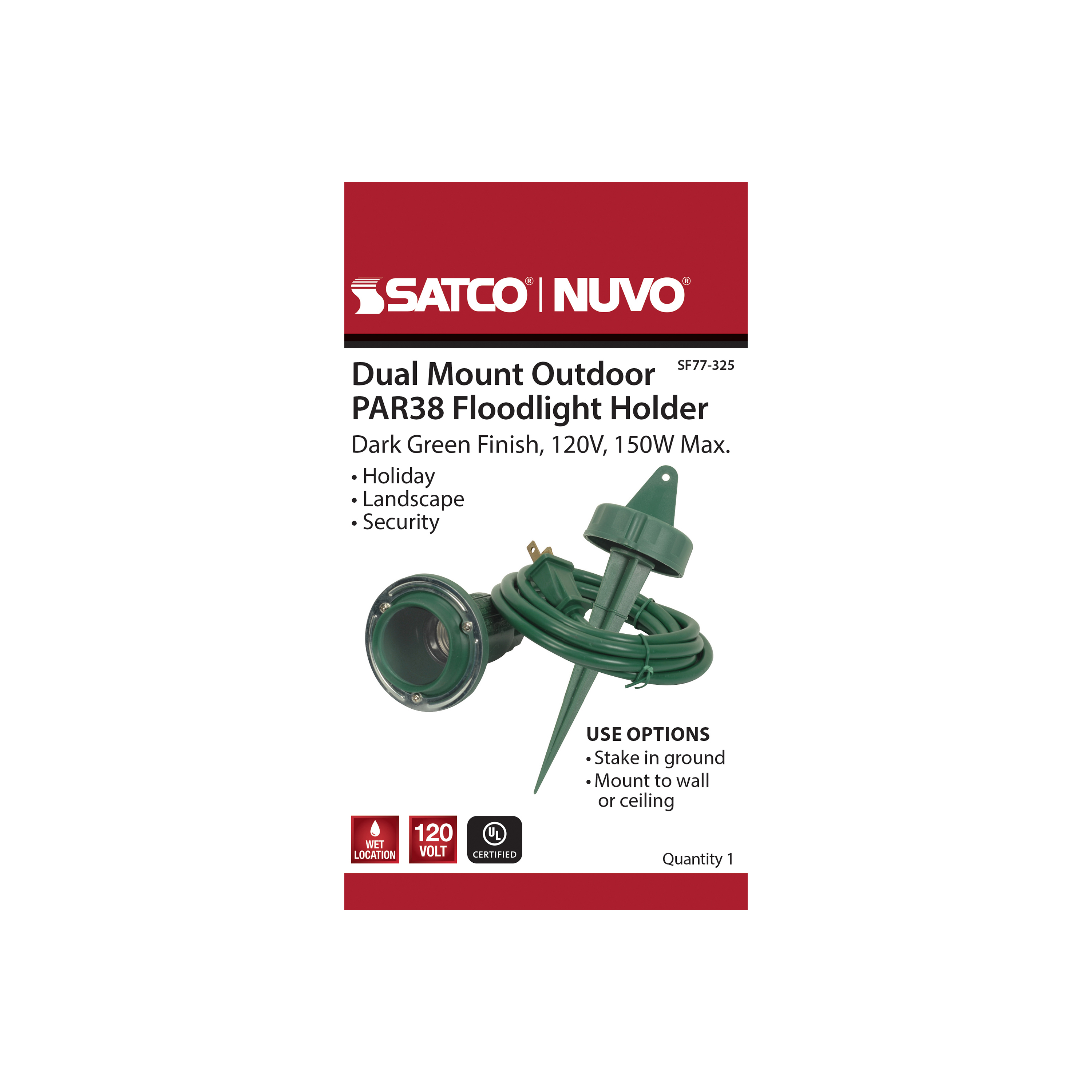 DUAL MT IN GROUND FLOOD LT HDR - SF77-325