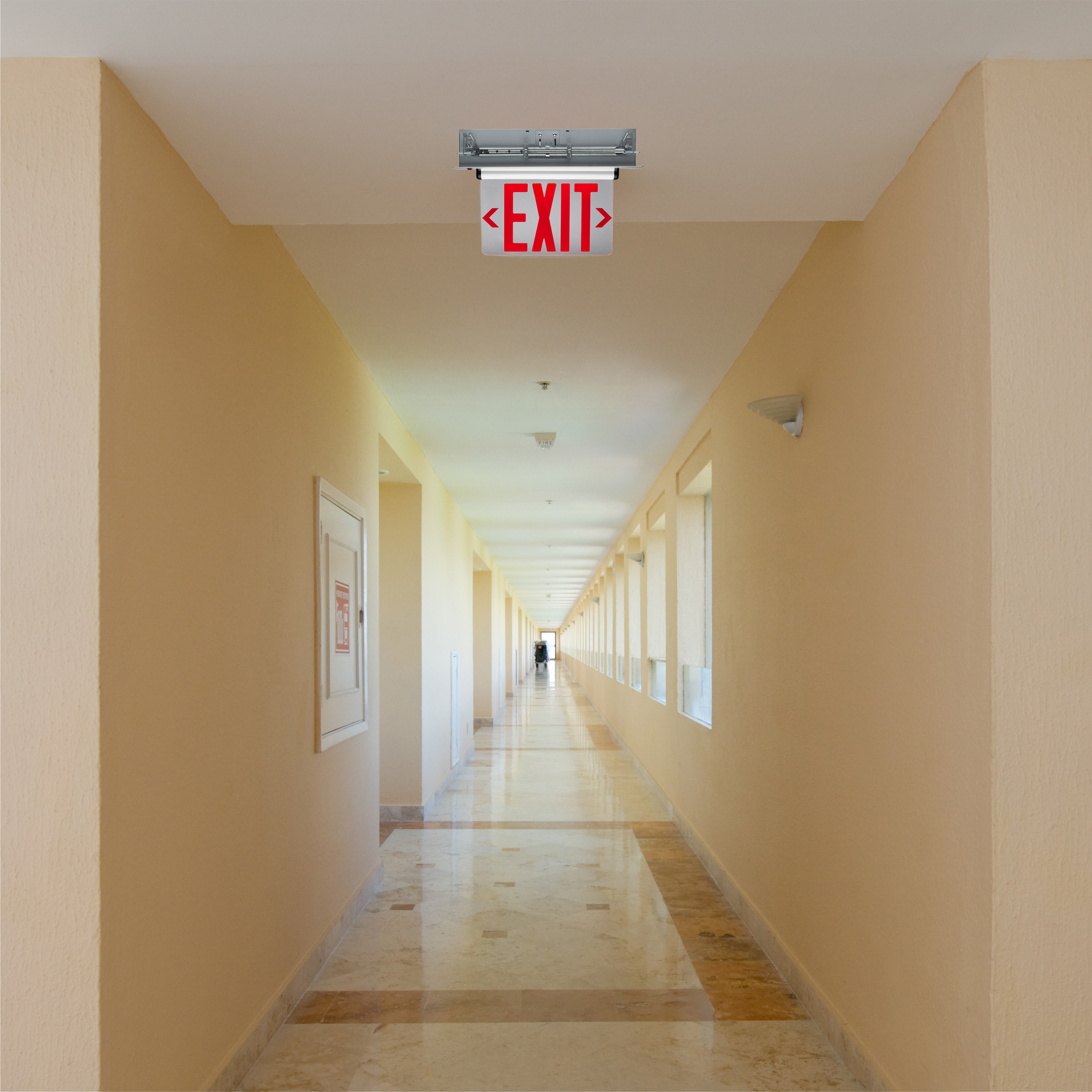 REC EL EXIT SIGN - SF RD CLR - 67-114