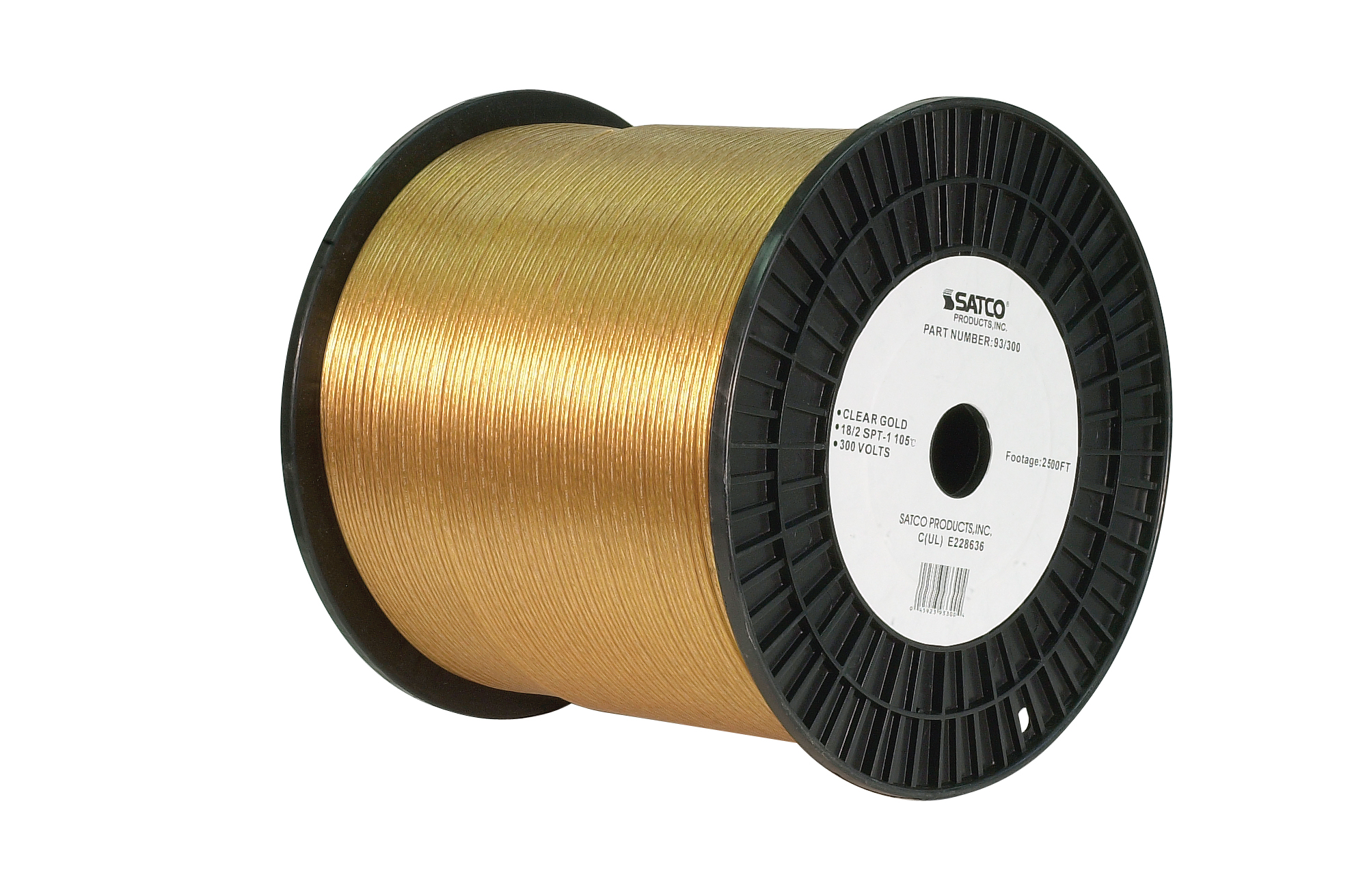 18/2 SPT-1 CLEAR GLD 2500 FT S - 93-300