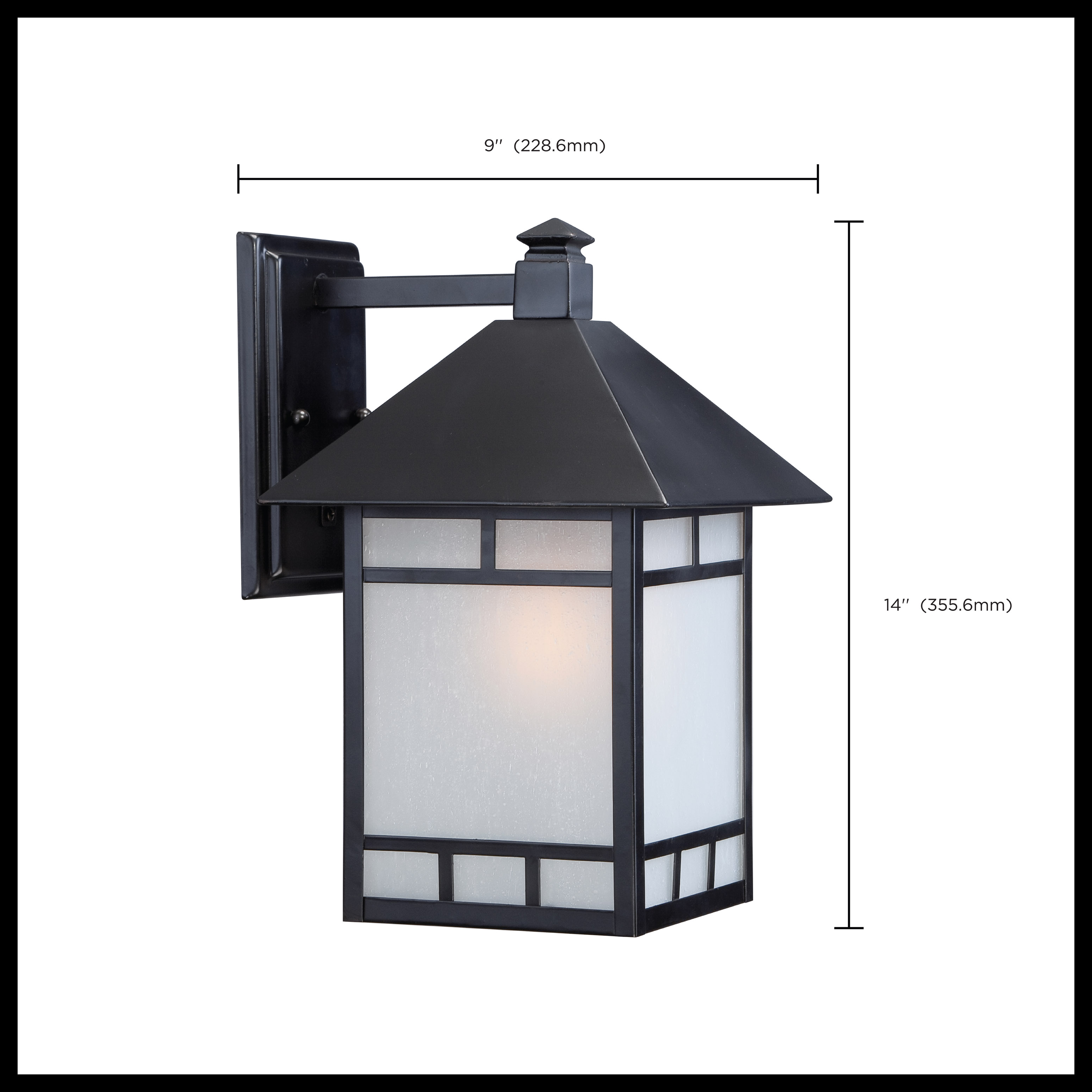 DREXEL 1 LT 9" OUTDOOR WALL - 60-5602