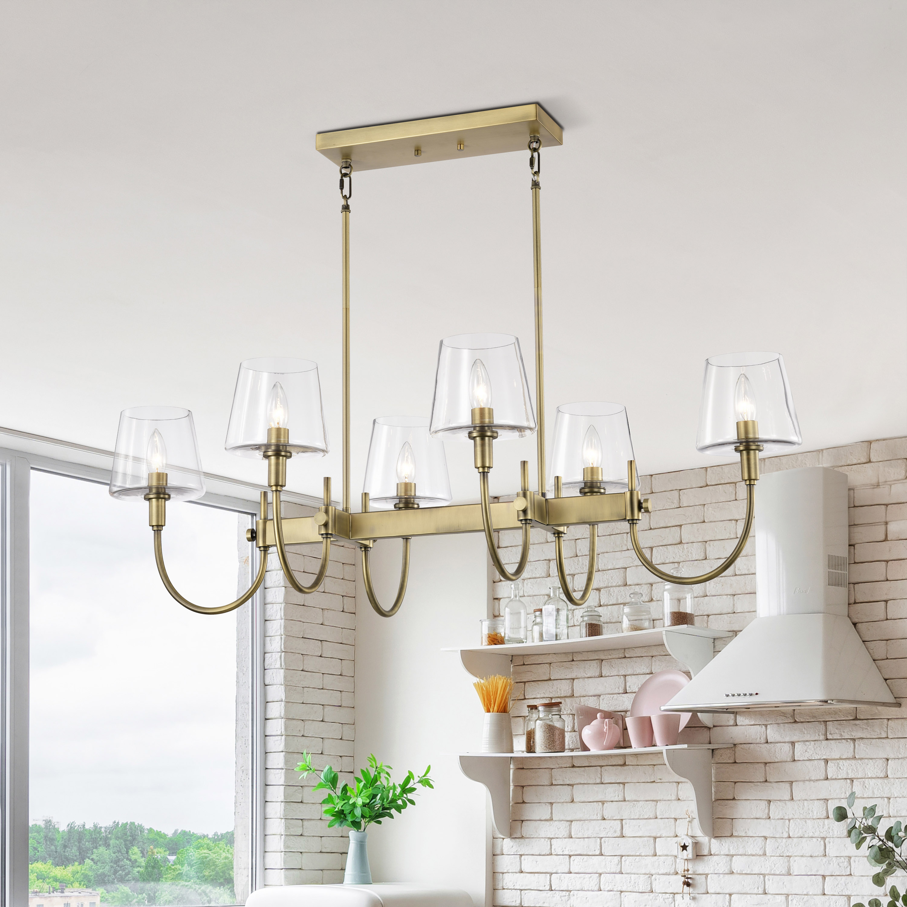 BROOKSIDE 6 LT ISLAND PENDANT - 60-7887