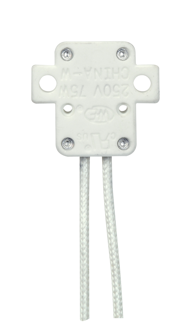 PORCELAIN HALOGEN SOCKET W/2 - 80-2307