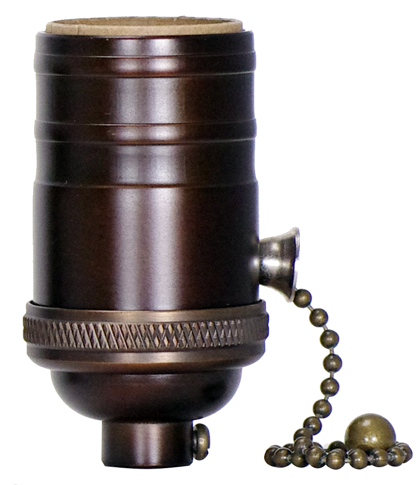 4 PC DARK ANT BR SB PULL CHAIN - 80-2445