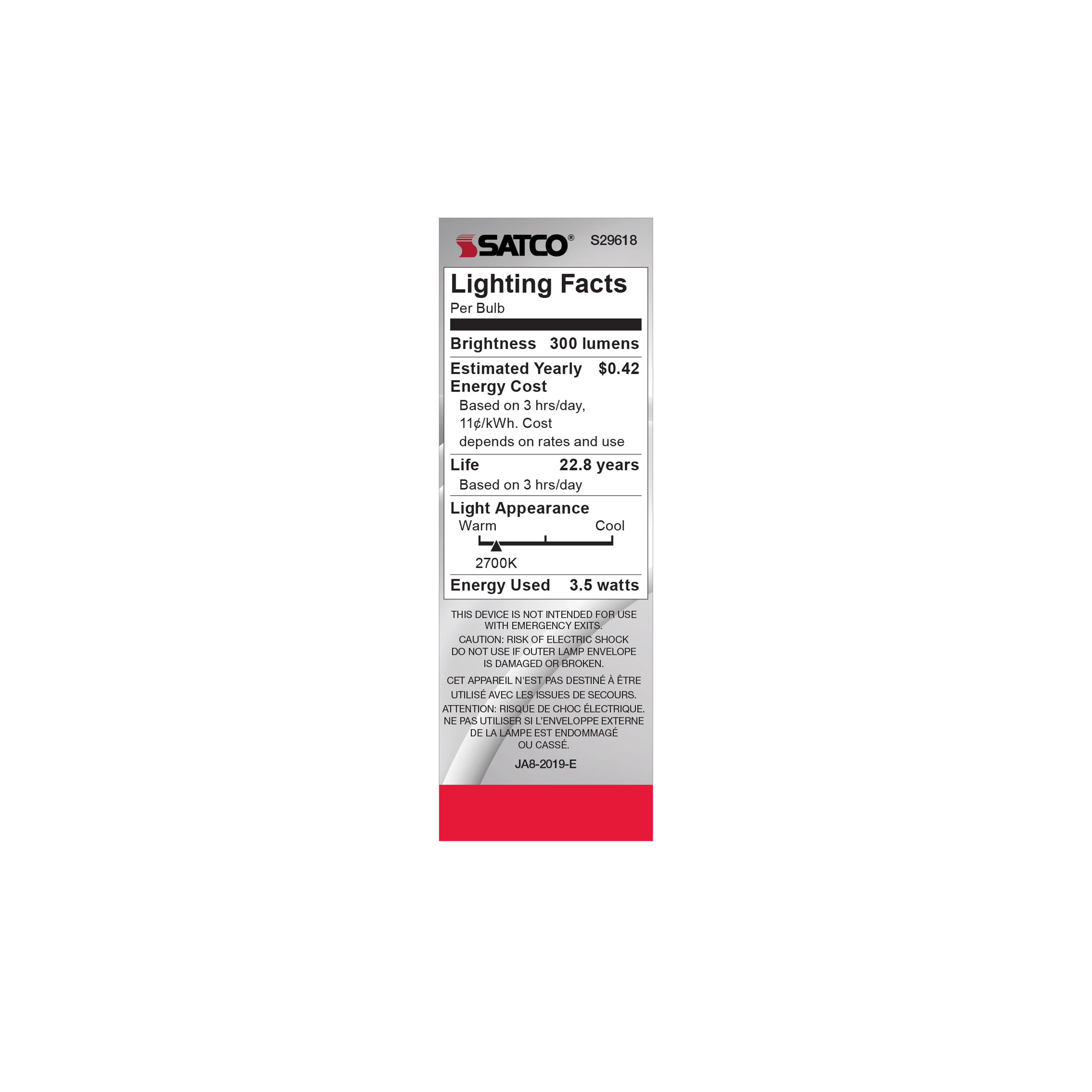 3.5CTC/LED/927/E12/120V - S29618