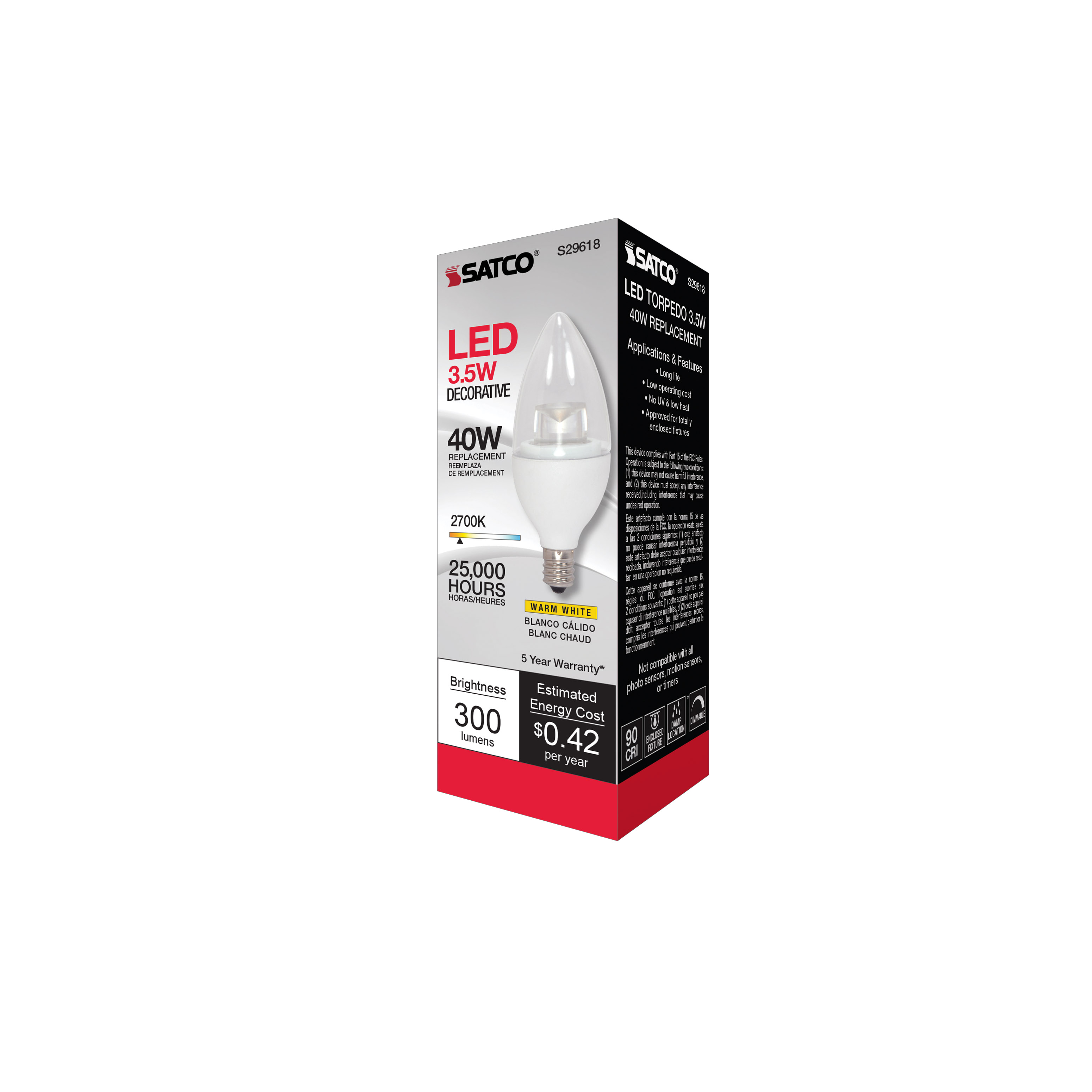3.5CTC/LED/927/E12/120V - S29618
