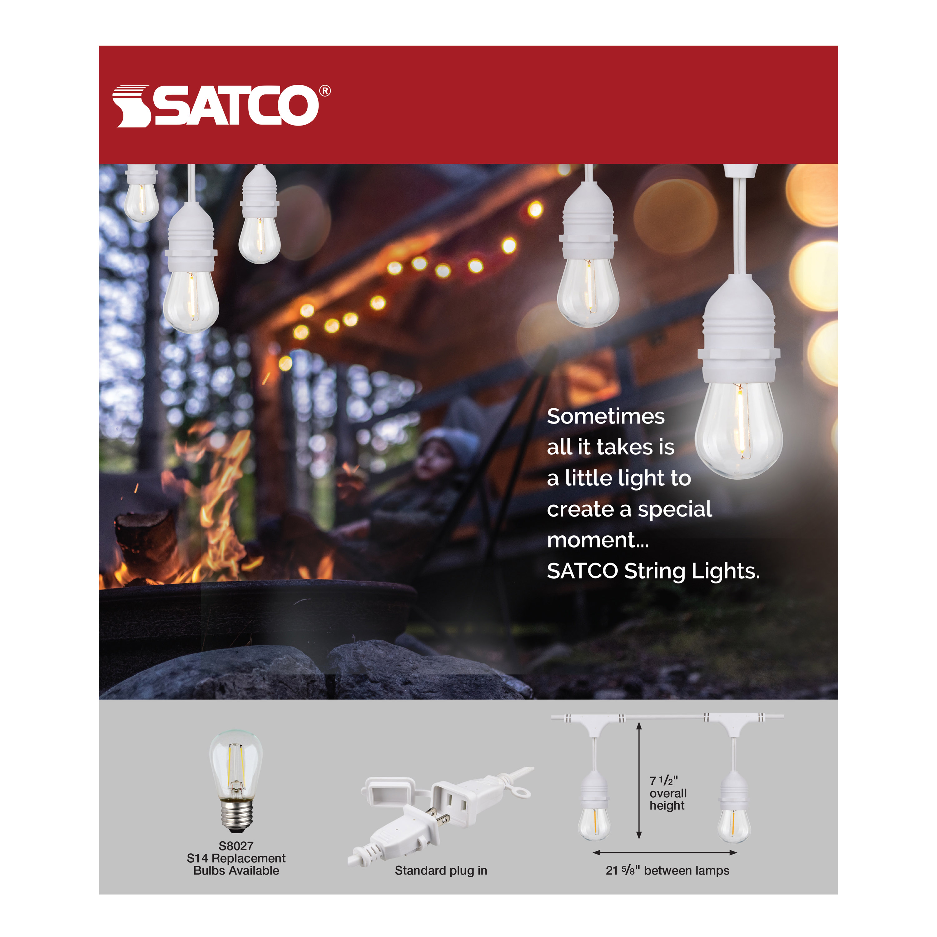24FT/LED/SL/S14/822K/WH/120V - S8038