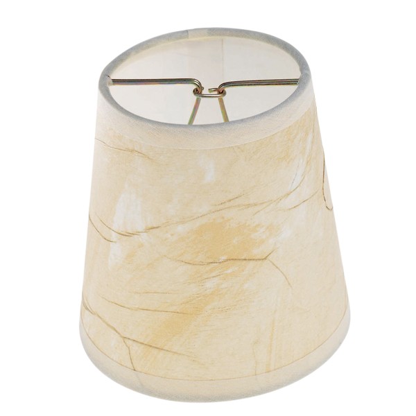 BEIGE PARCHMENT RND CLIP ON SH - 90-1275