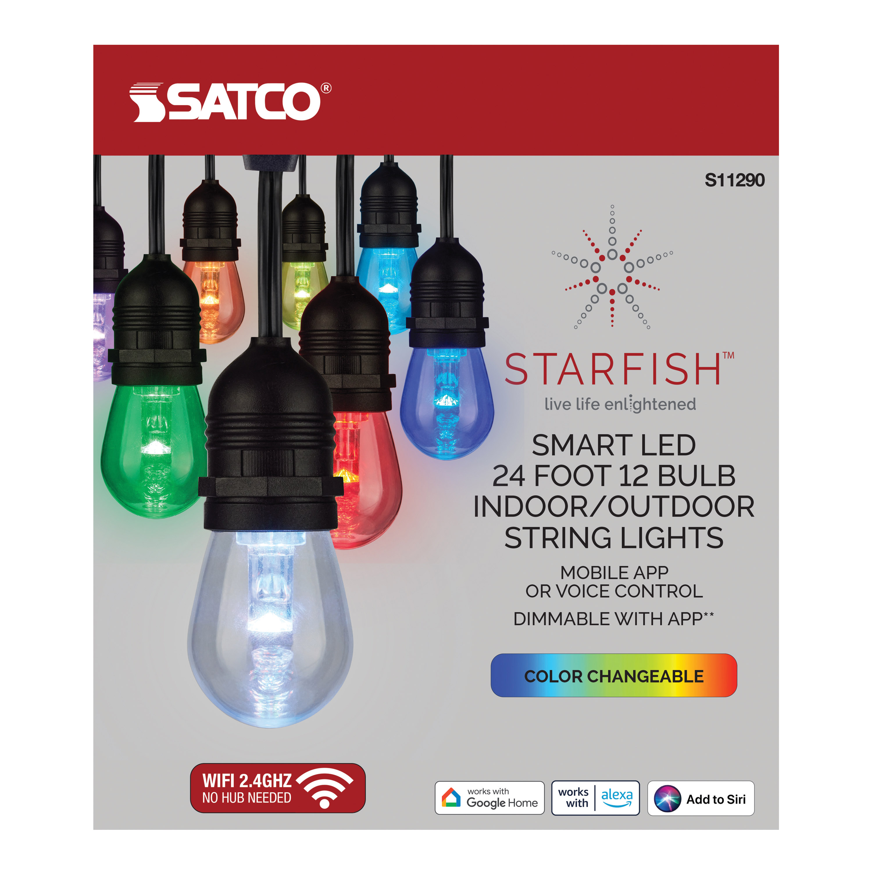 24FT/LED/SL/S14/SF/RGBW/12 - S11290