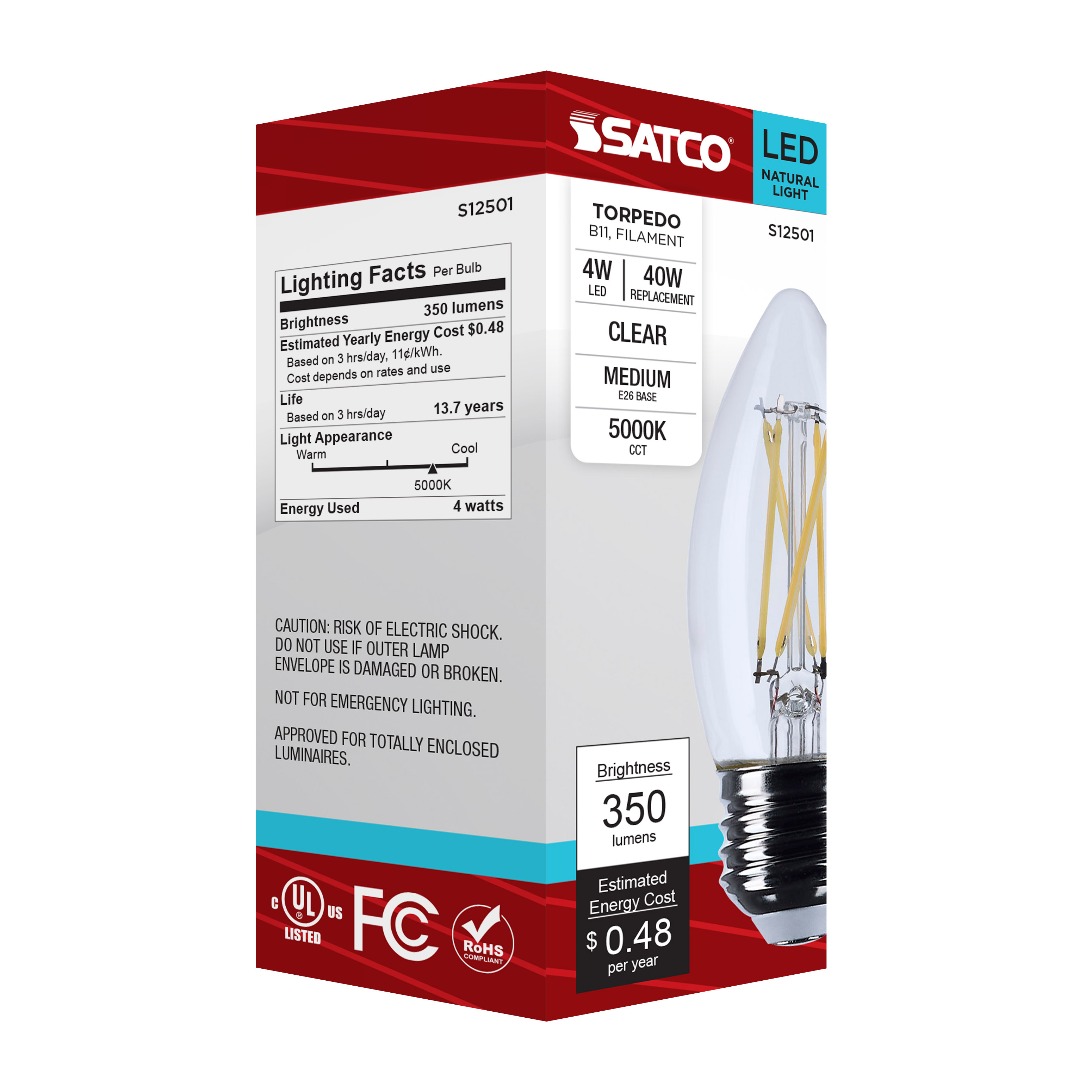 4B11/LED/950/CL/120V/E26 - S12501