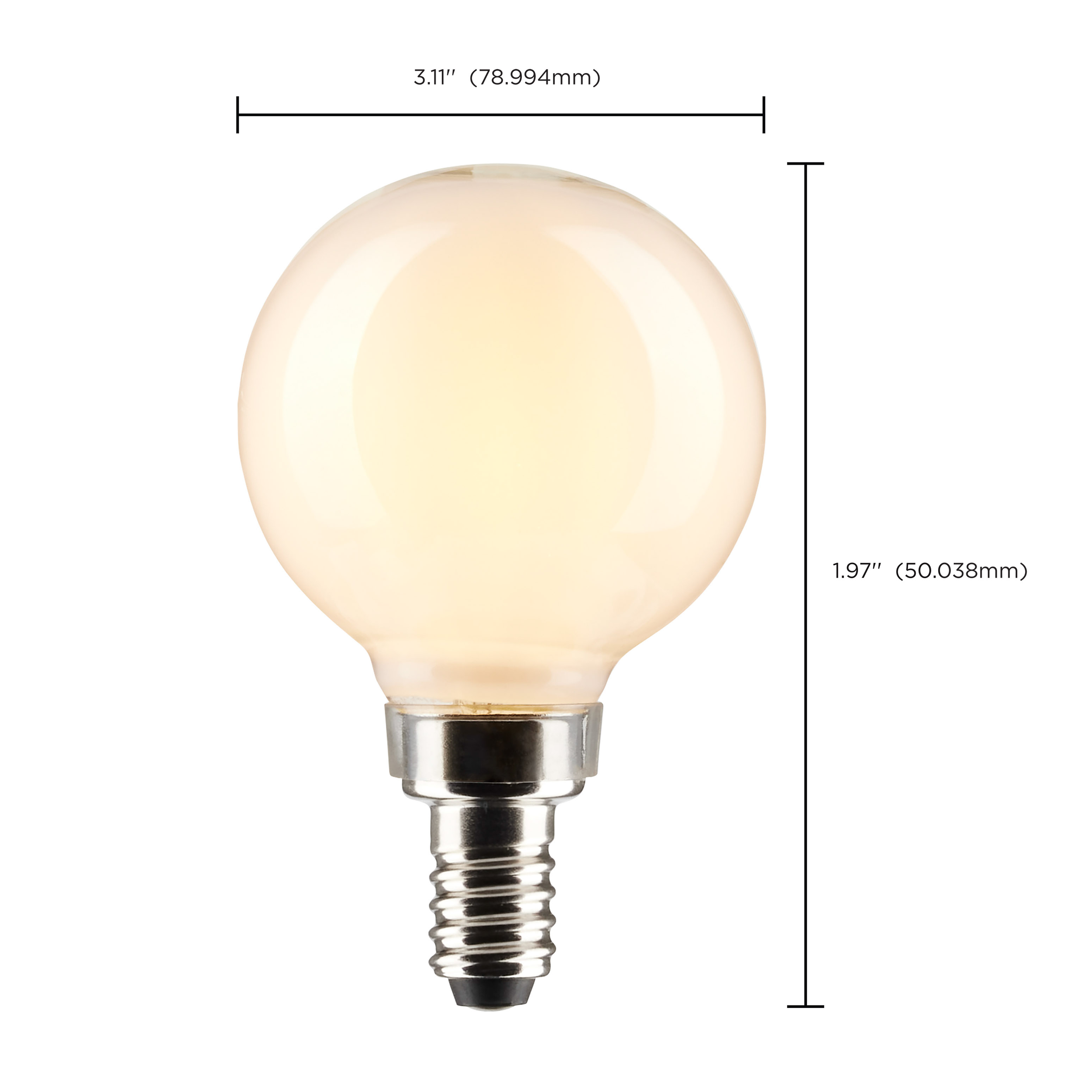 5.5G16.5/LED/WH/927/120V/E12 - S21212