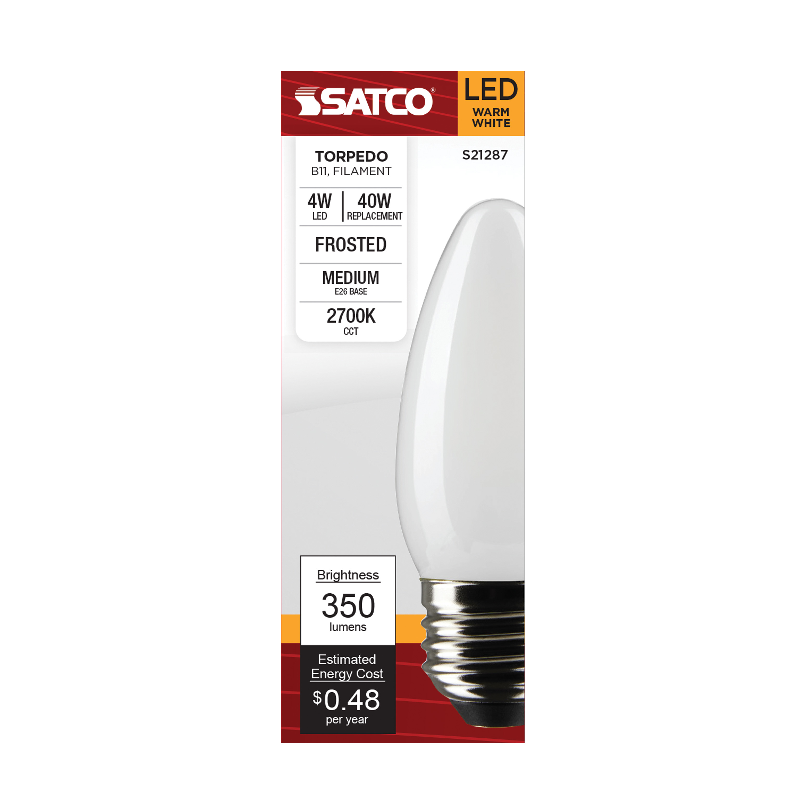 4B11/LED/927/FR/120V/E26 - S21287