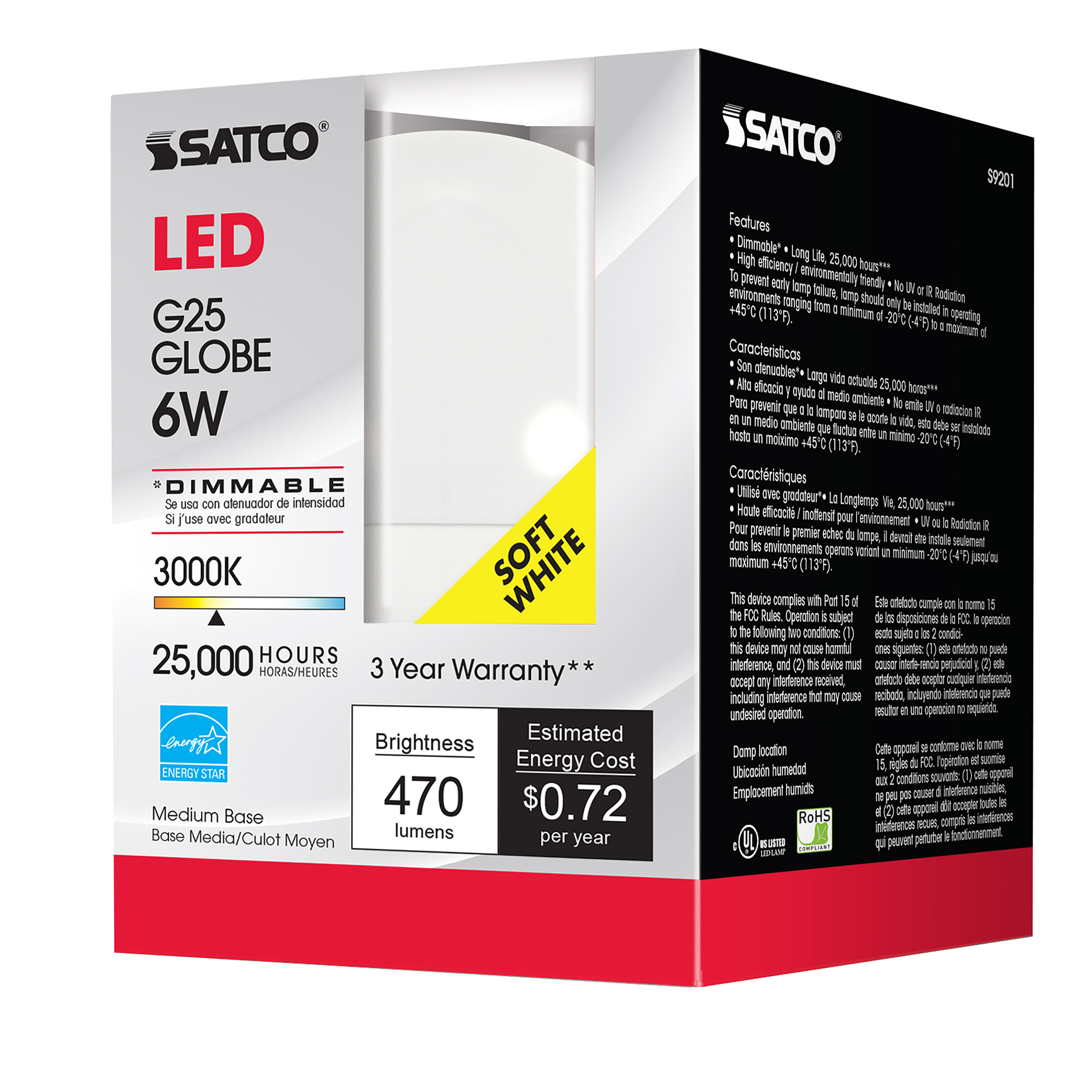 6G25/LED/3000K/450L/120/D - S9201