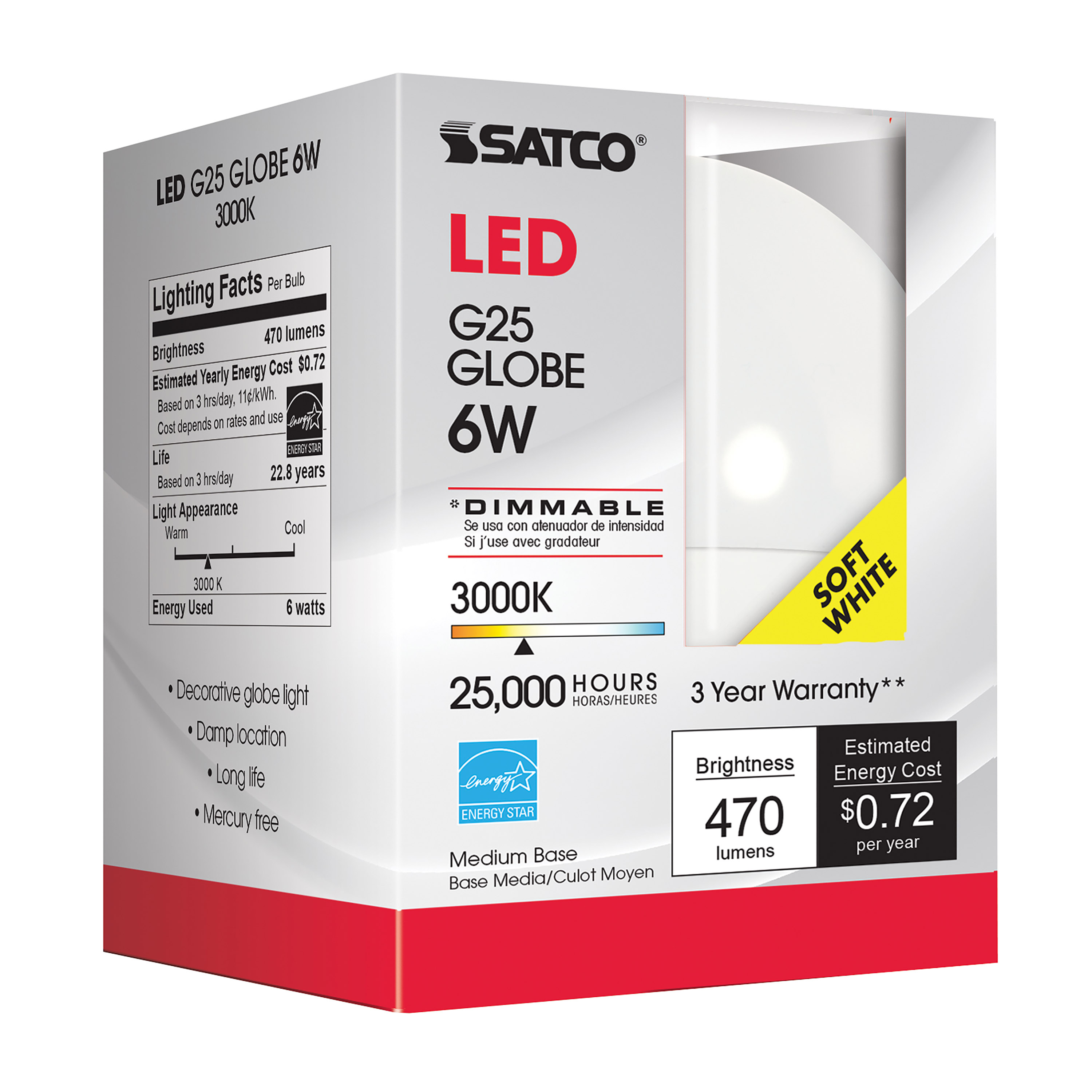 6G25/LED/3000K/450L/120/D - S9201